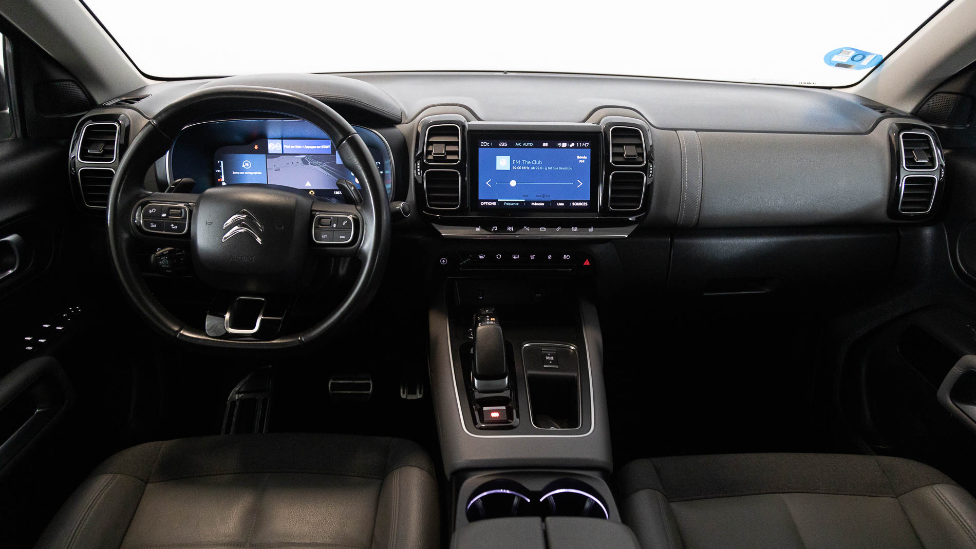 citroen c5 aircross shine 1.6 PURETECH HYBRID 225 E-EAT 2022 gris acier / negro 20