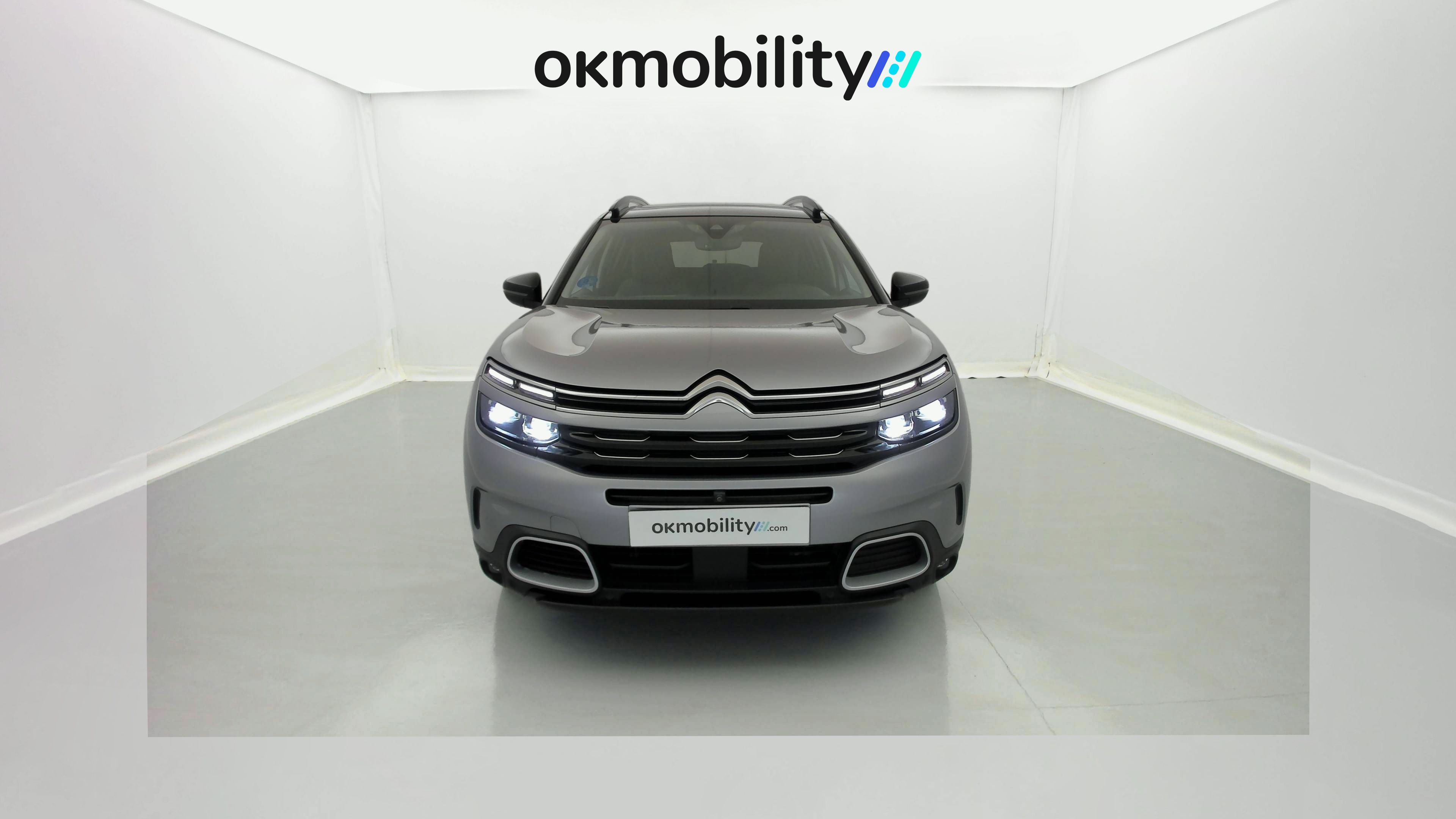 citroen c5 aircross shine 1.6 PURETECH HYBRID 225 E-EAT 2022 gris acier / negro 1