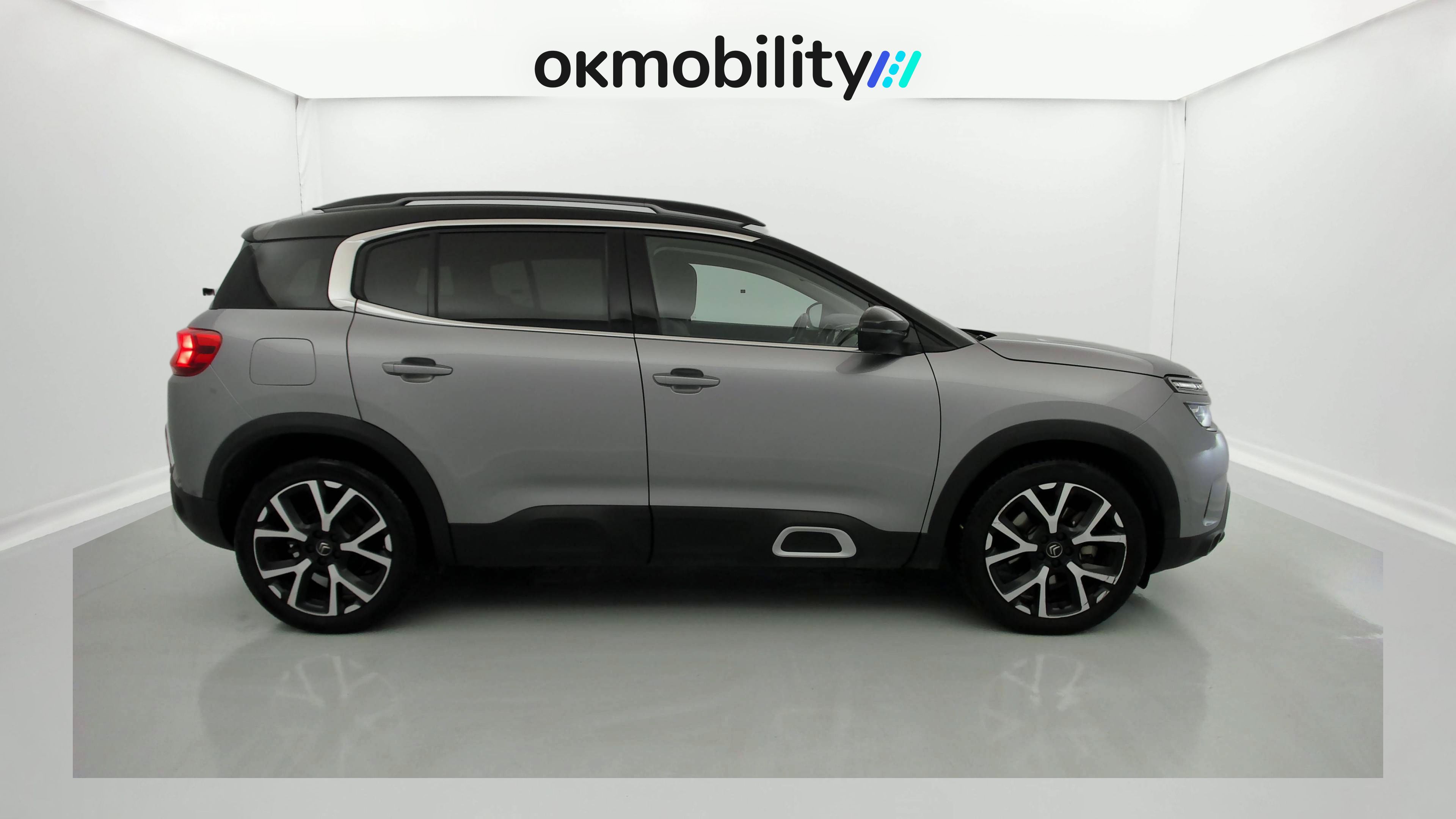 citroen c5 aircross shine 1.6 PURETECH HYBRID 225 E-EAT 2022 gris acier / negro 2
