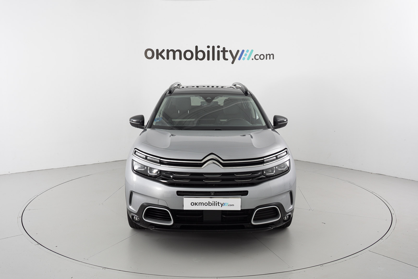 citroen c5 aircross shine 1.6 PURETECH HYBRID 225 E-EAT 2022 gris acier / negro 4