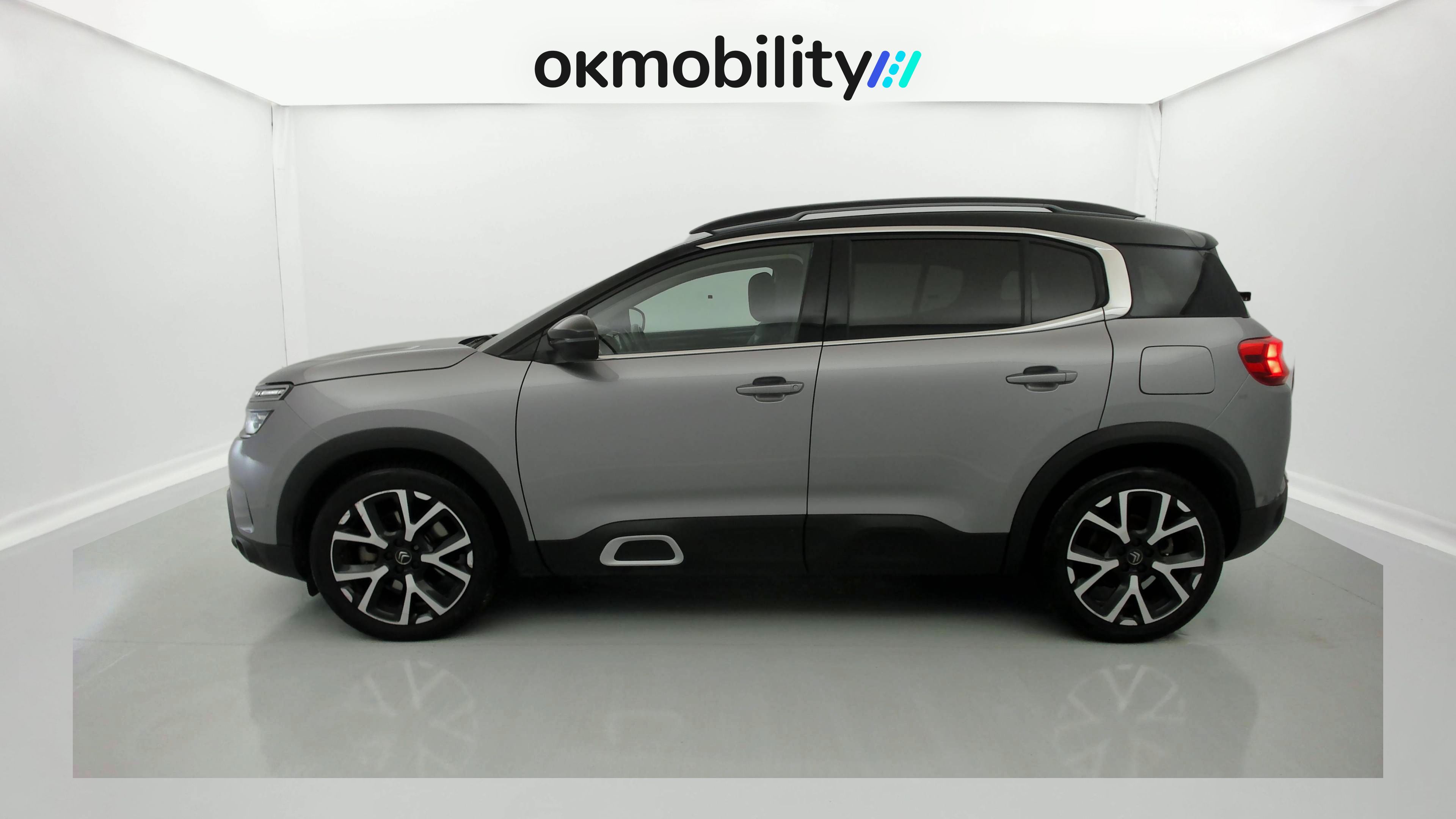 citroen c5 aircross shine 1.6 PURETECH HYBRID 225 E-EAT 2022 gris acier / negro 9