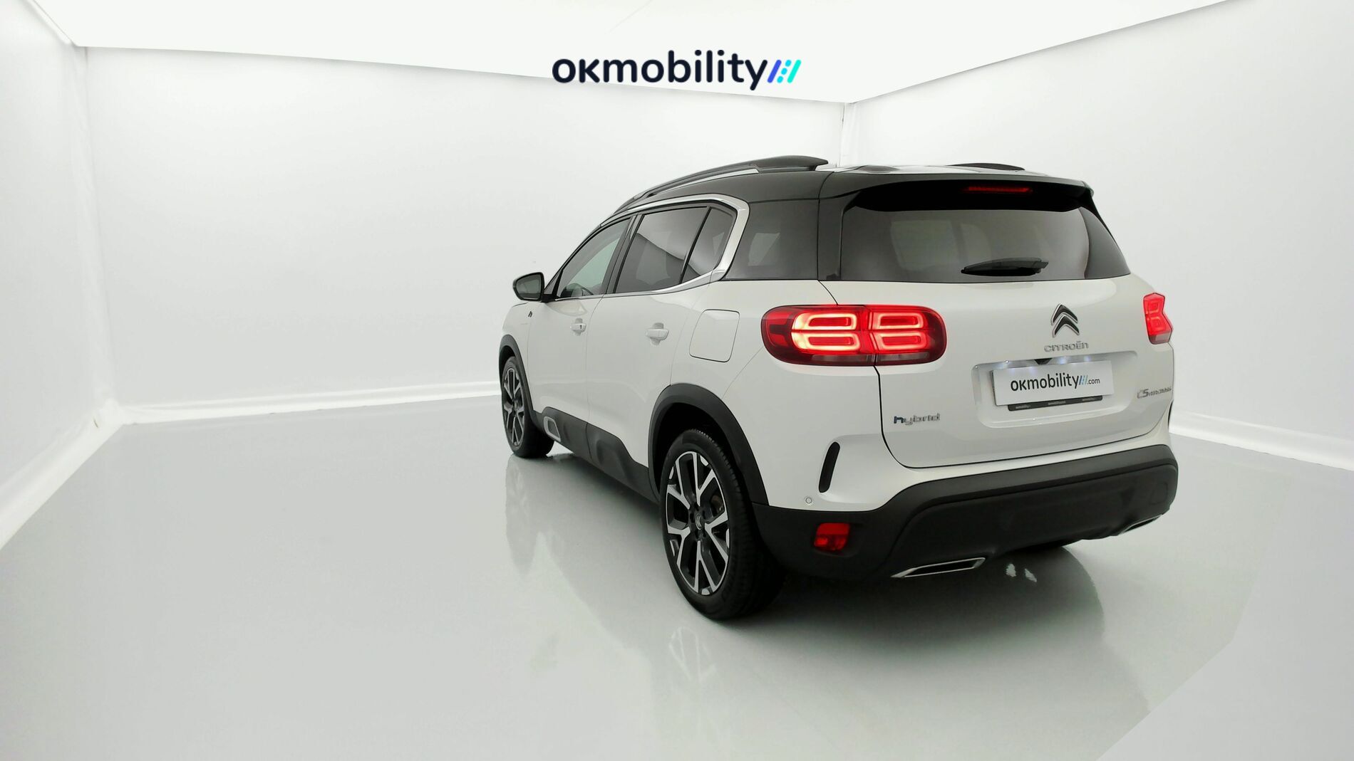 citroen c5 aircross shine 1.6 PURETECH HYBRID 225 E-EAT 2022 blanco nacarado / negro 8