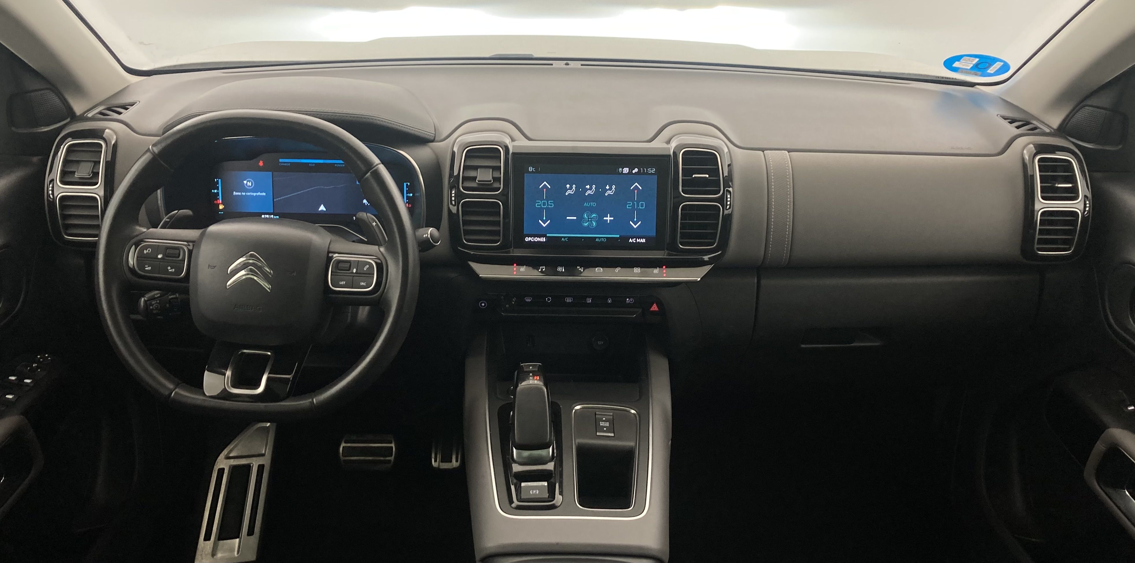 citroen c5 aircross shine 1.6 PURETECH HYBRID 225 E-EAT 2022 blanco nacarado / negro 28