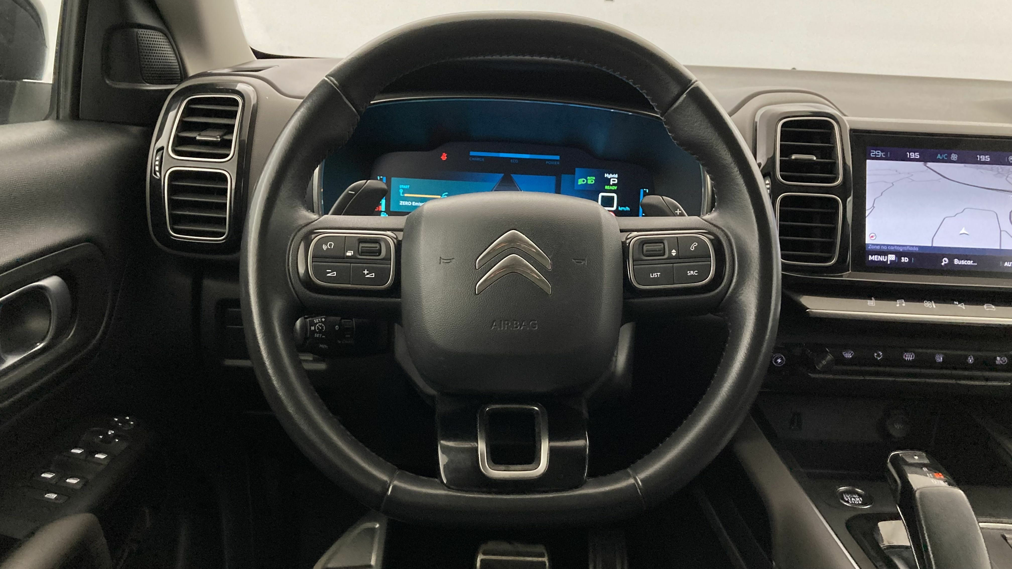 citroen c5 aircross shine 1.6 PURETECH HYBRID 225 E-EAT 2022 gris acier / negro 5