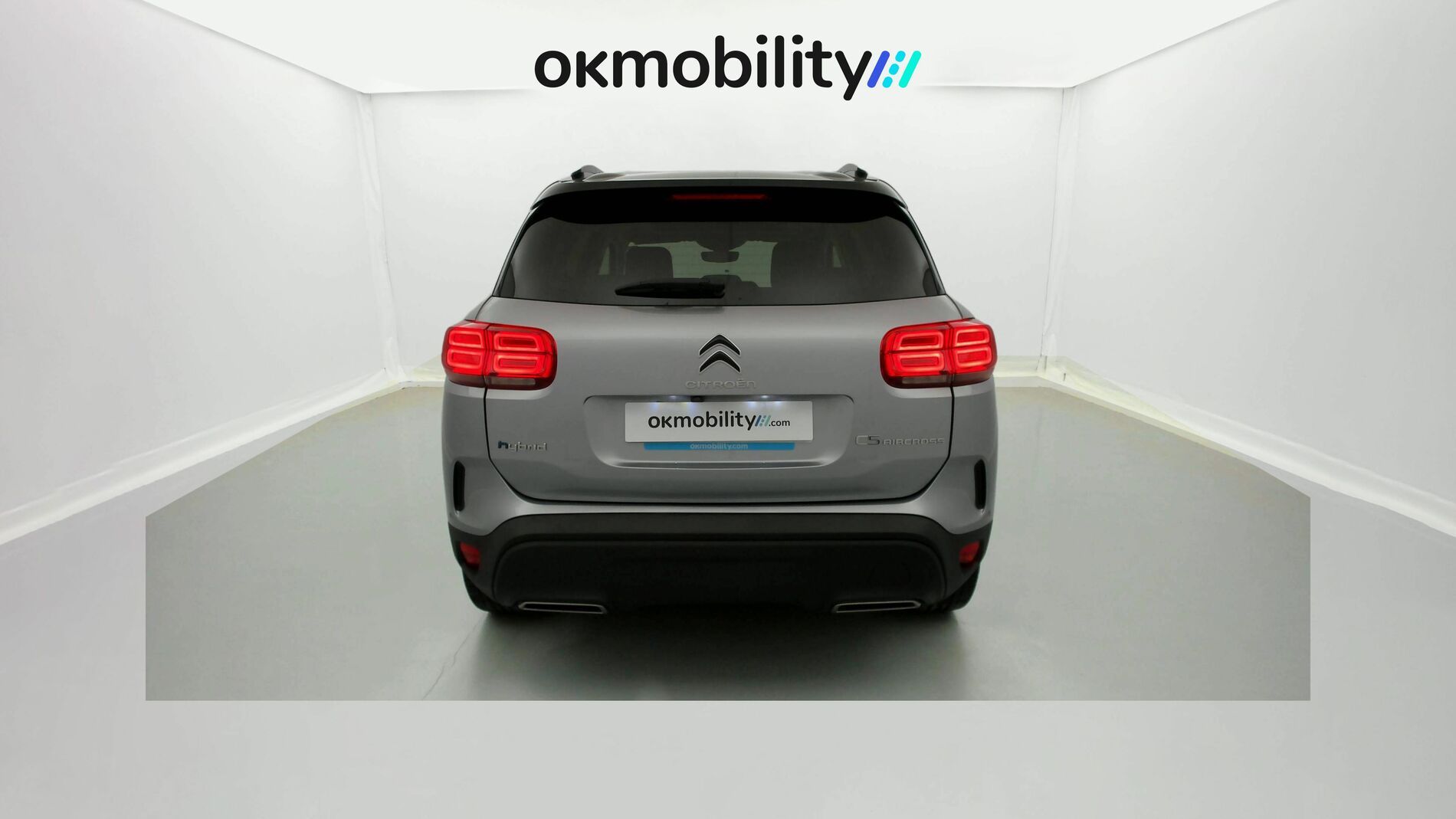 citroen c5 aircross shine 1.6 PURETECH HYBRID 225 E-EAT 2022 gris acier / negro 10