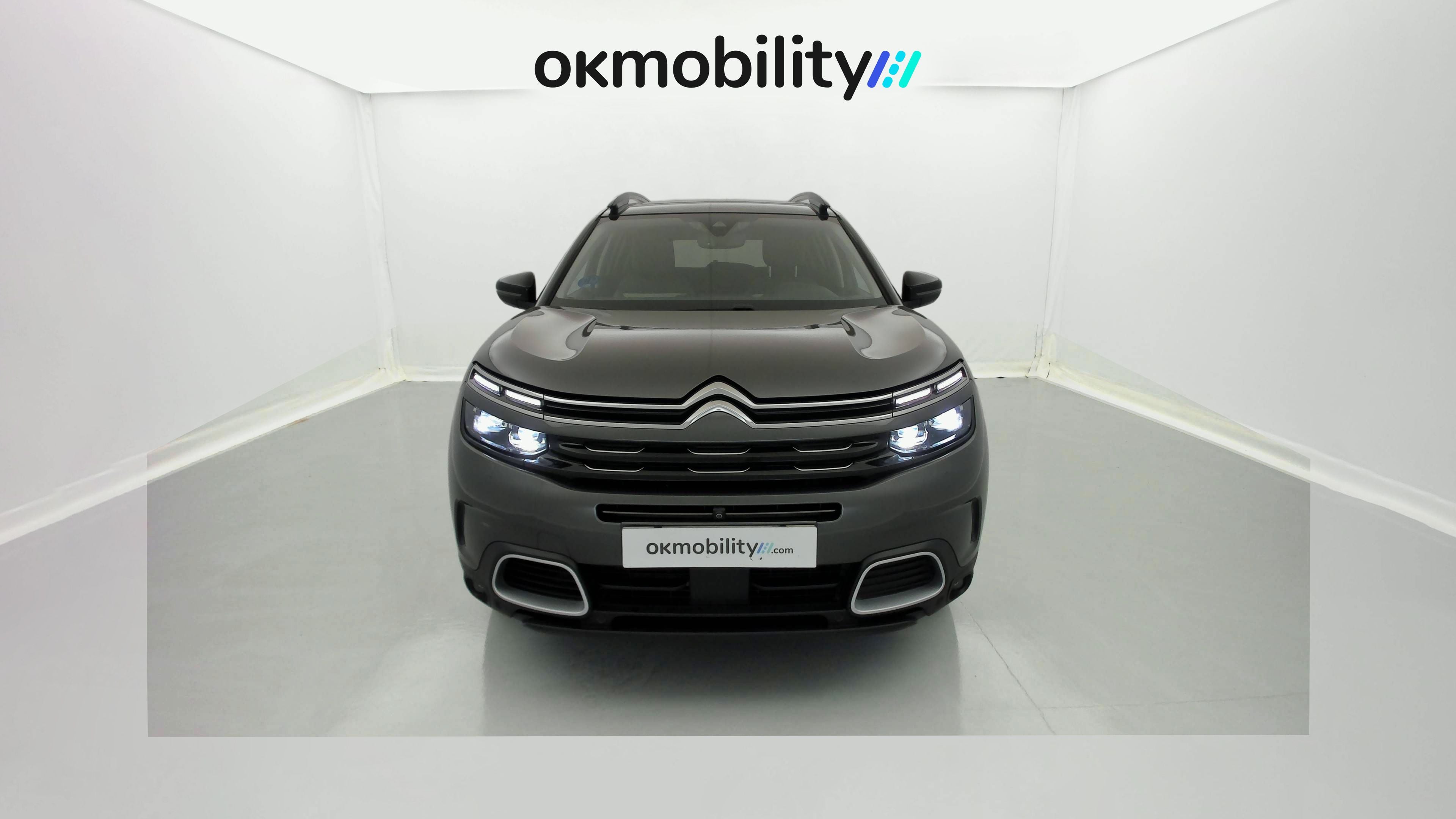 citroen c5 aircross shine 1.6 PURETECH HYBRID 225 E-EAT 2022 gris platino / negro 1