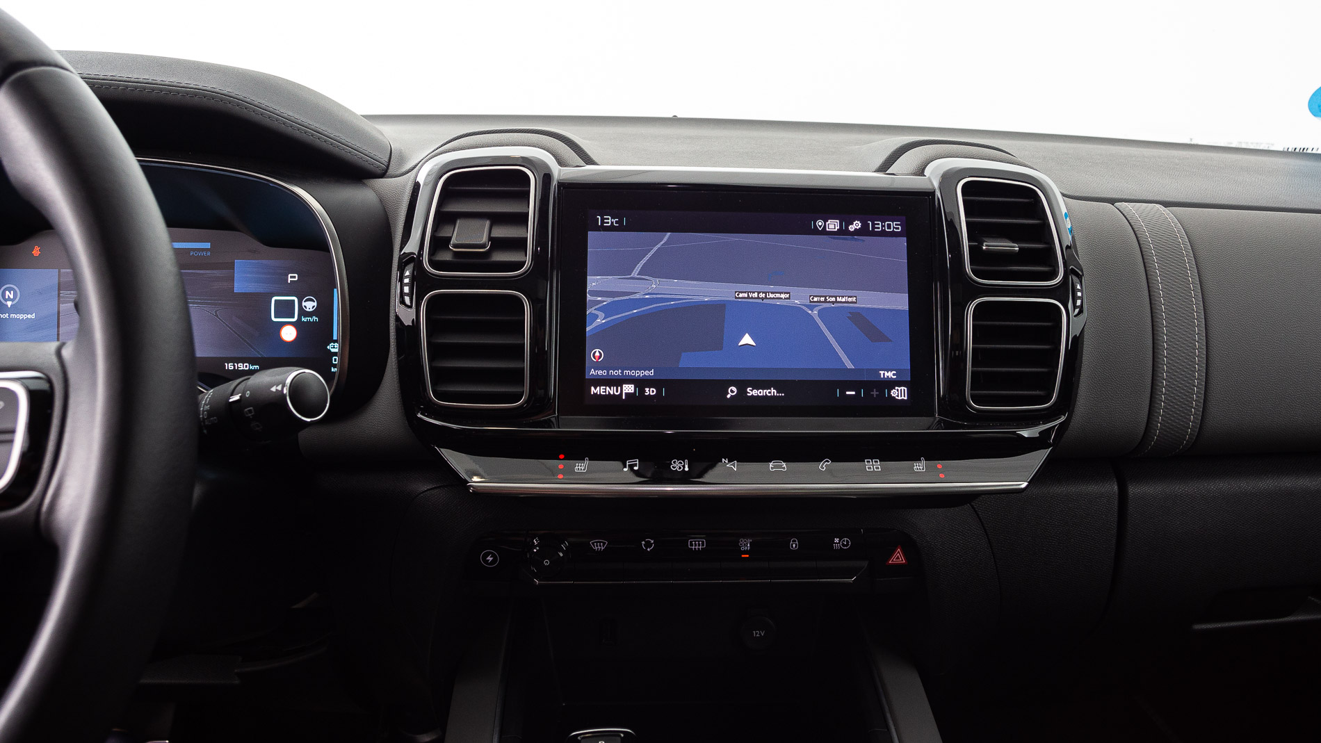 citroen c5 aircross shine 1.6 PURETECH HYBRID 225 E-EAT 2022 gris platino / negro 17