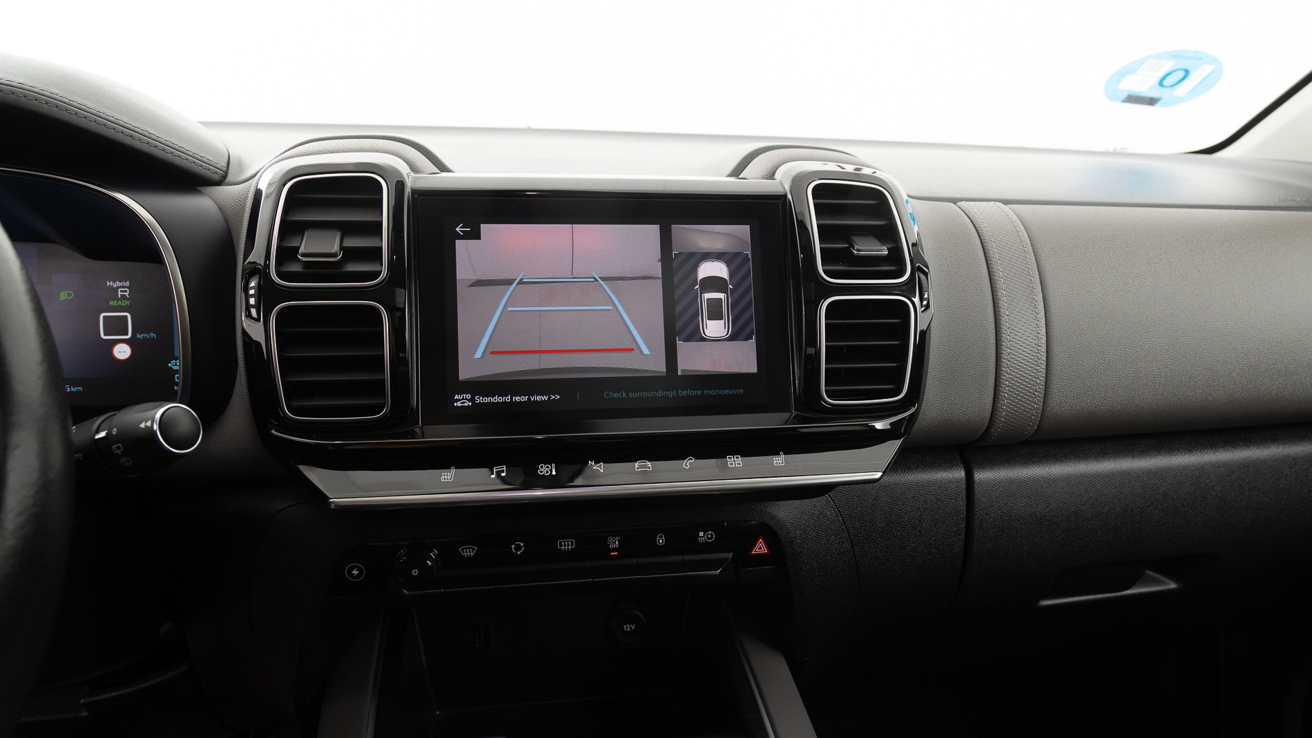 citroen c5 aircross shine 1.6 PURETECH HYBRID 225 E-EAT 2022 gris platino / negro 18