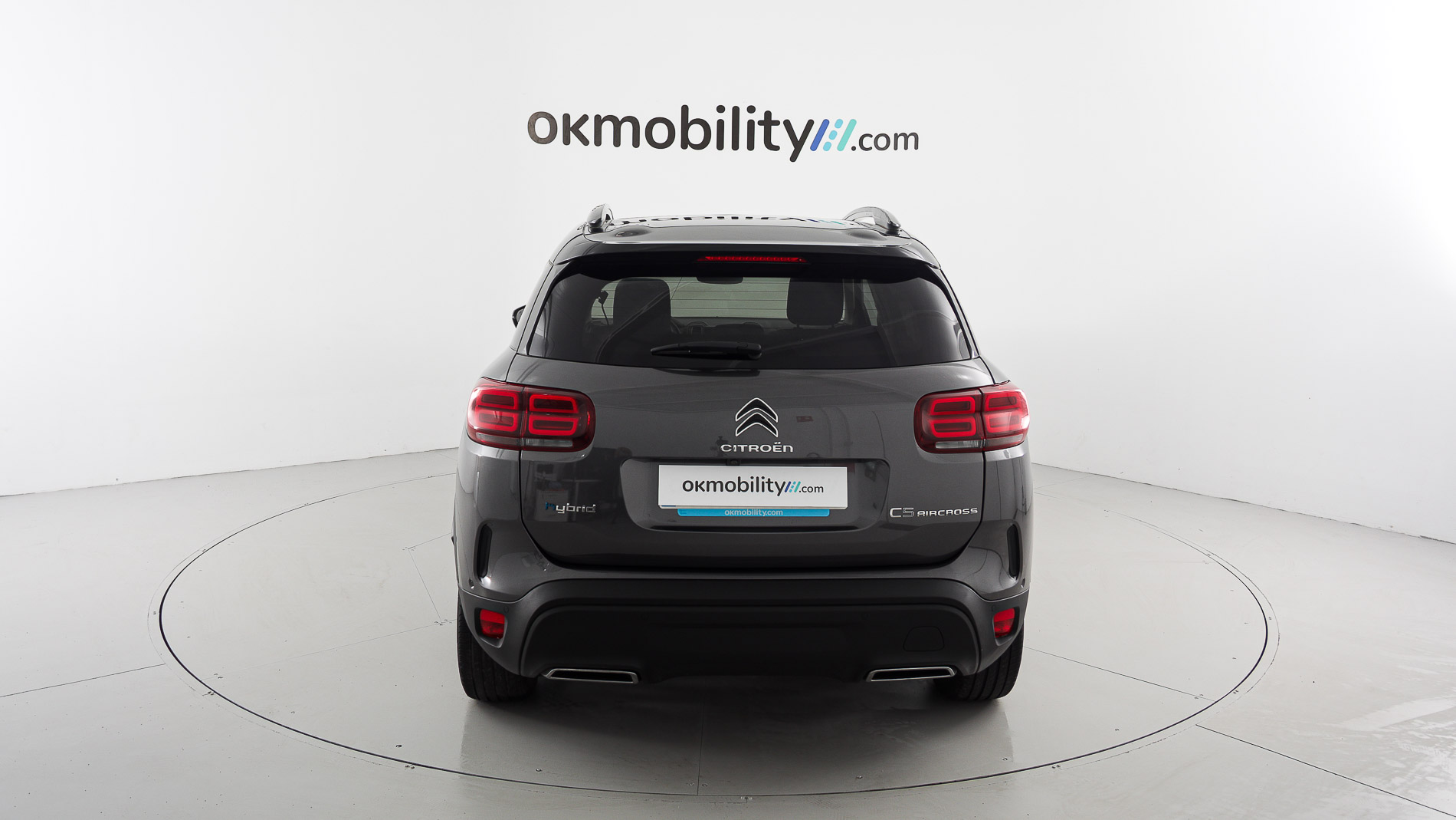 citroen c5 aircross shine 1.6 PURETECH HYBRID 225 E-EAT 2022 gris platino / negro 11