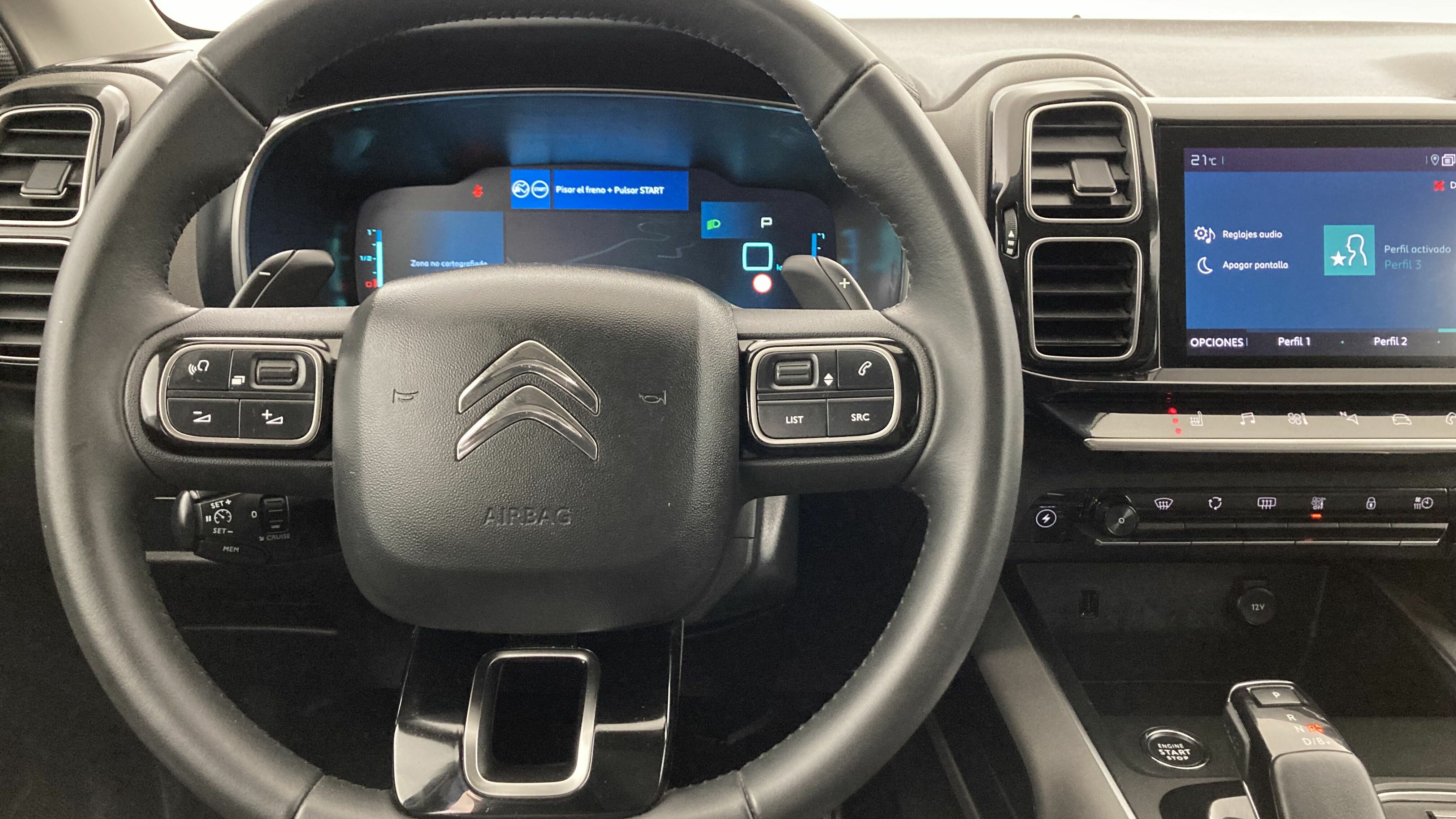 citroen c5 aircross shine 1.6 PURETECH HYBRID 225 E-EAT 2022 blanco nacarado / negro 15