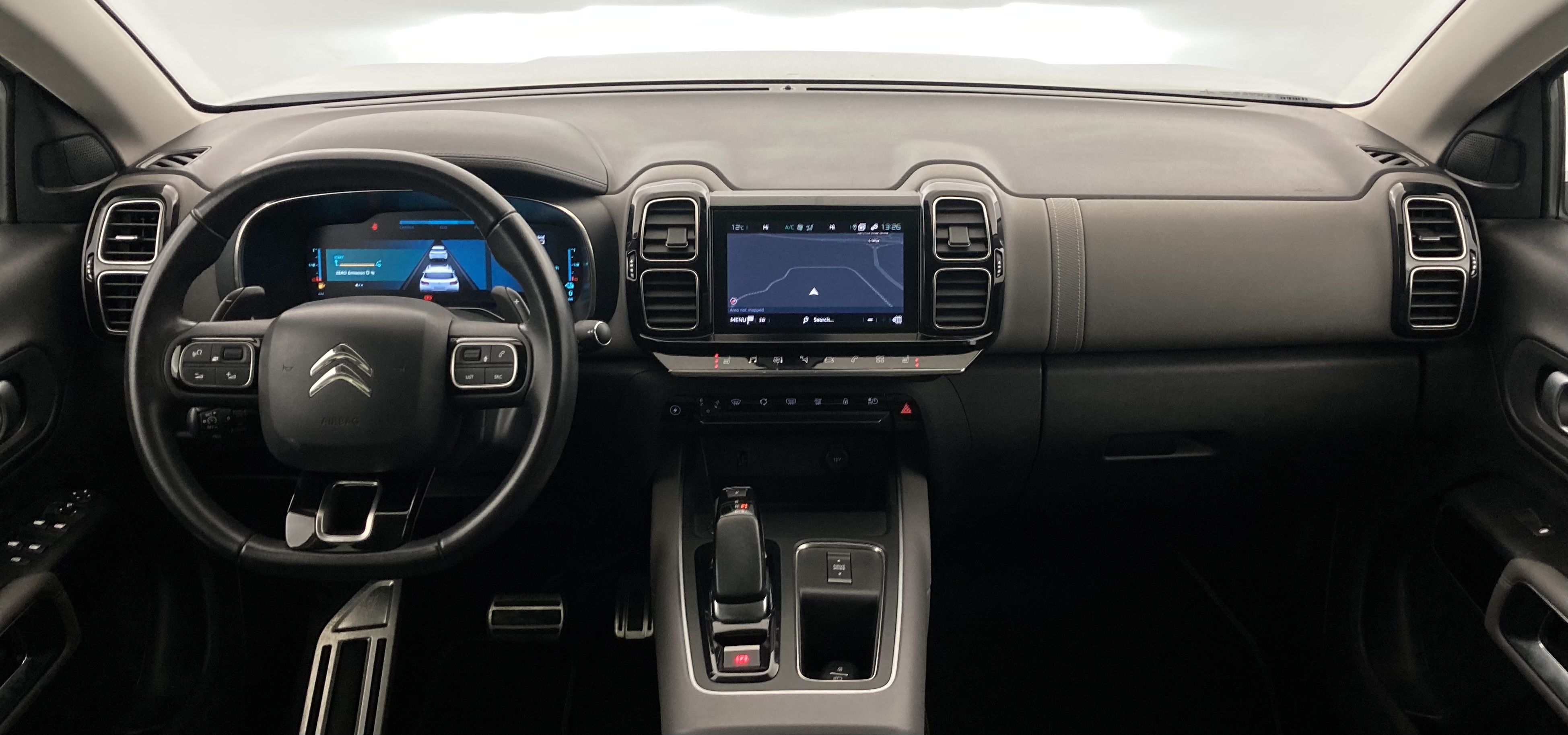 citroen c5 aircross shine 1.6 PURETECH HYBRID 225 E-EAT 2022 blanco nacarado / negro 24