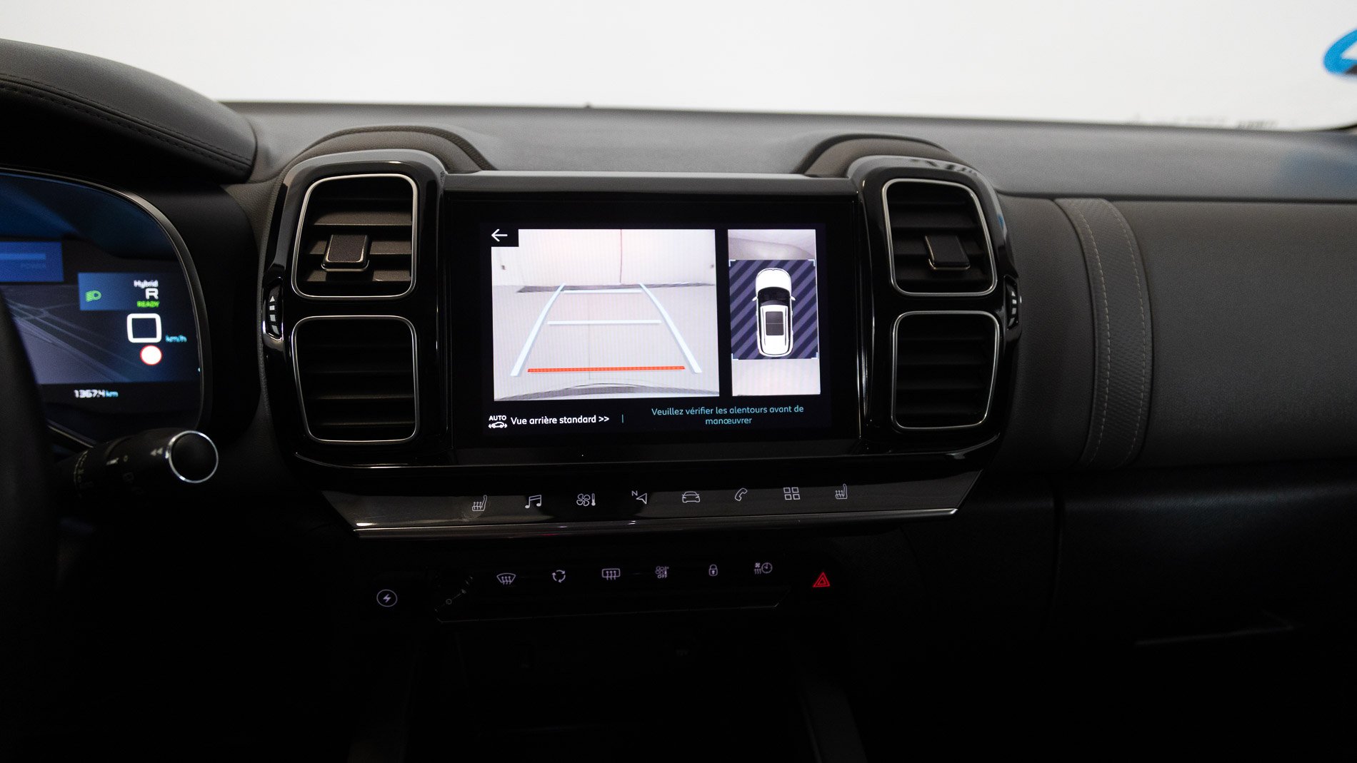 citroen c5 aircross shine 1.6 PURETECH HYBRID 225 E-EAT 2022 gris platino / negro 18