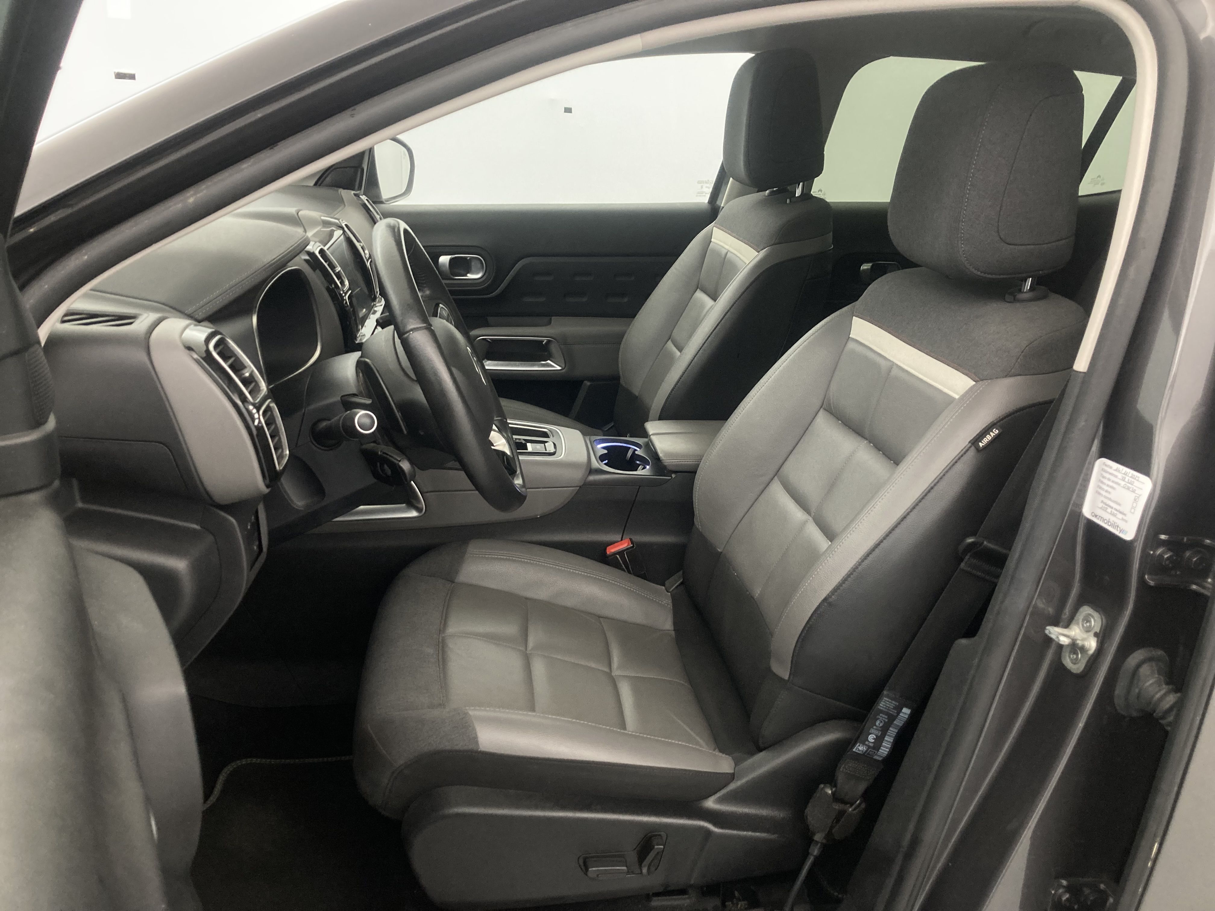 citroen c5 aircross shine 1.6 PURETECH HYBRID 225 E-EAT 2022 gris platino / negro 17