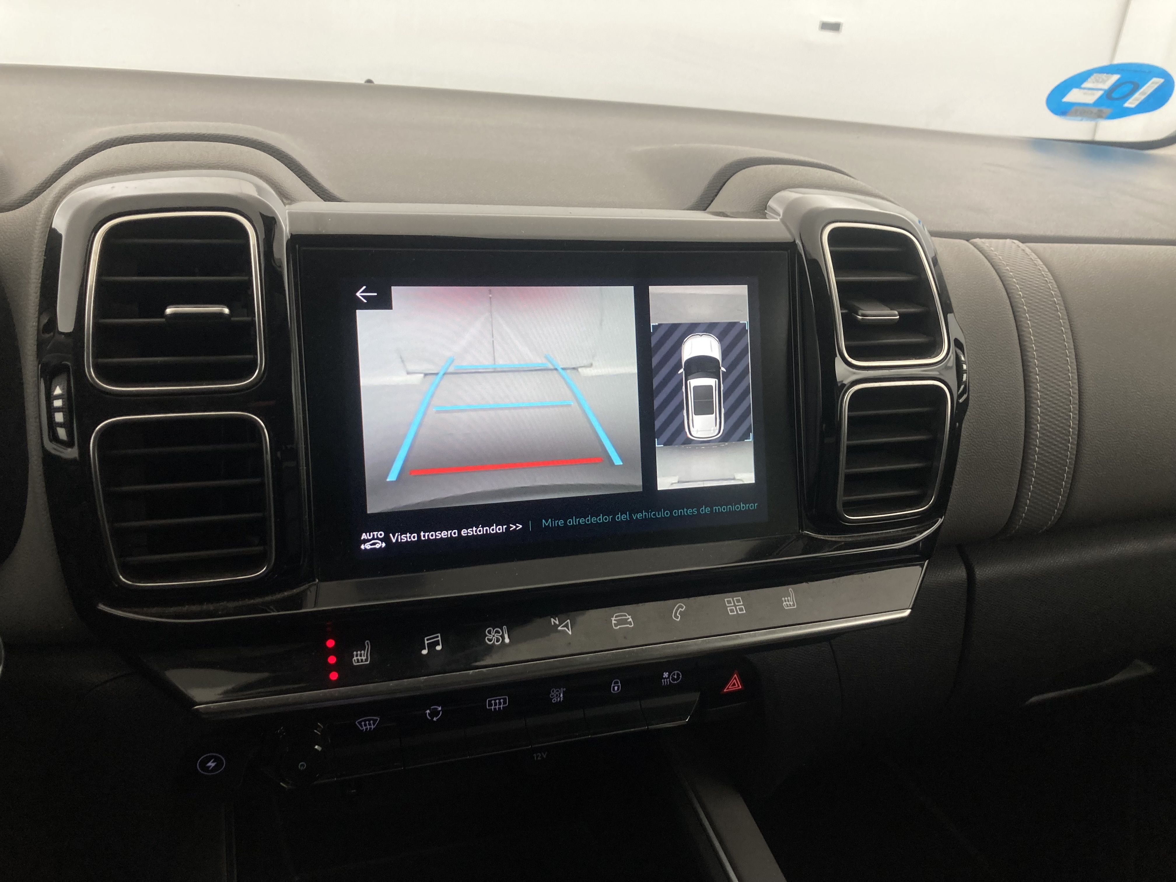 citroen c5 aircross shine 1.6 PURETECH HYBRID 225 E-EAT 2022 gris platino / negro 27