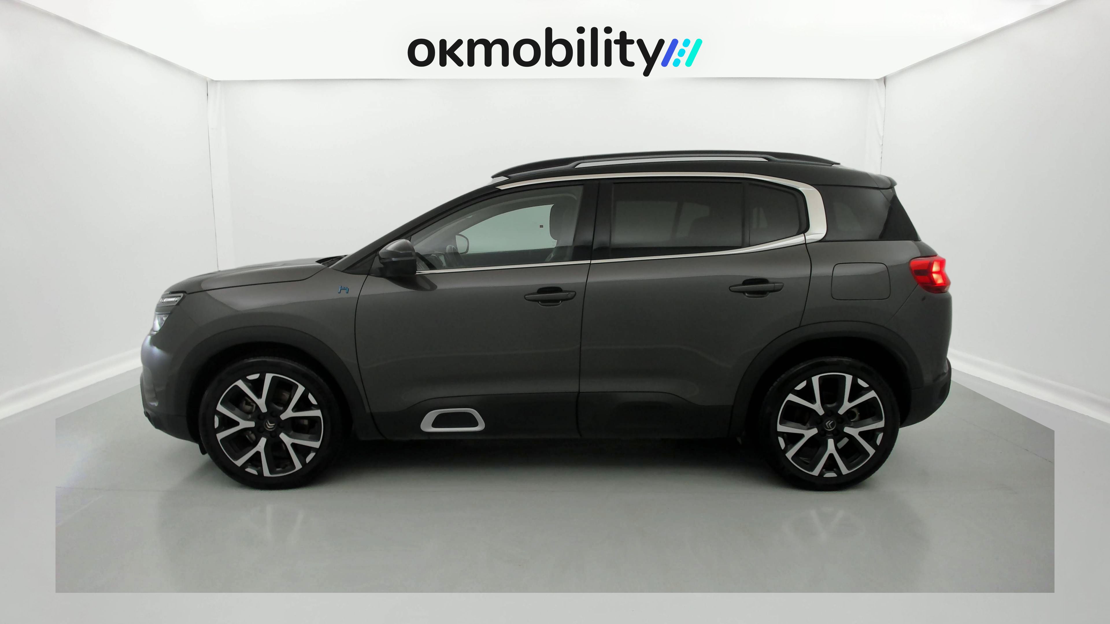 citroen c5 aircross shine 1.6 PURETECH HYBRID 225 E-EAT 2022 gris platino / negro 7