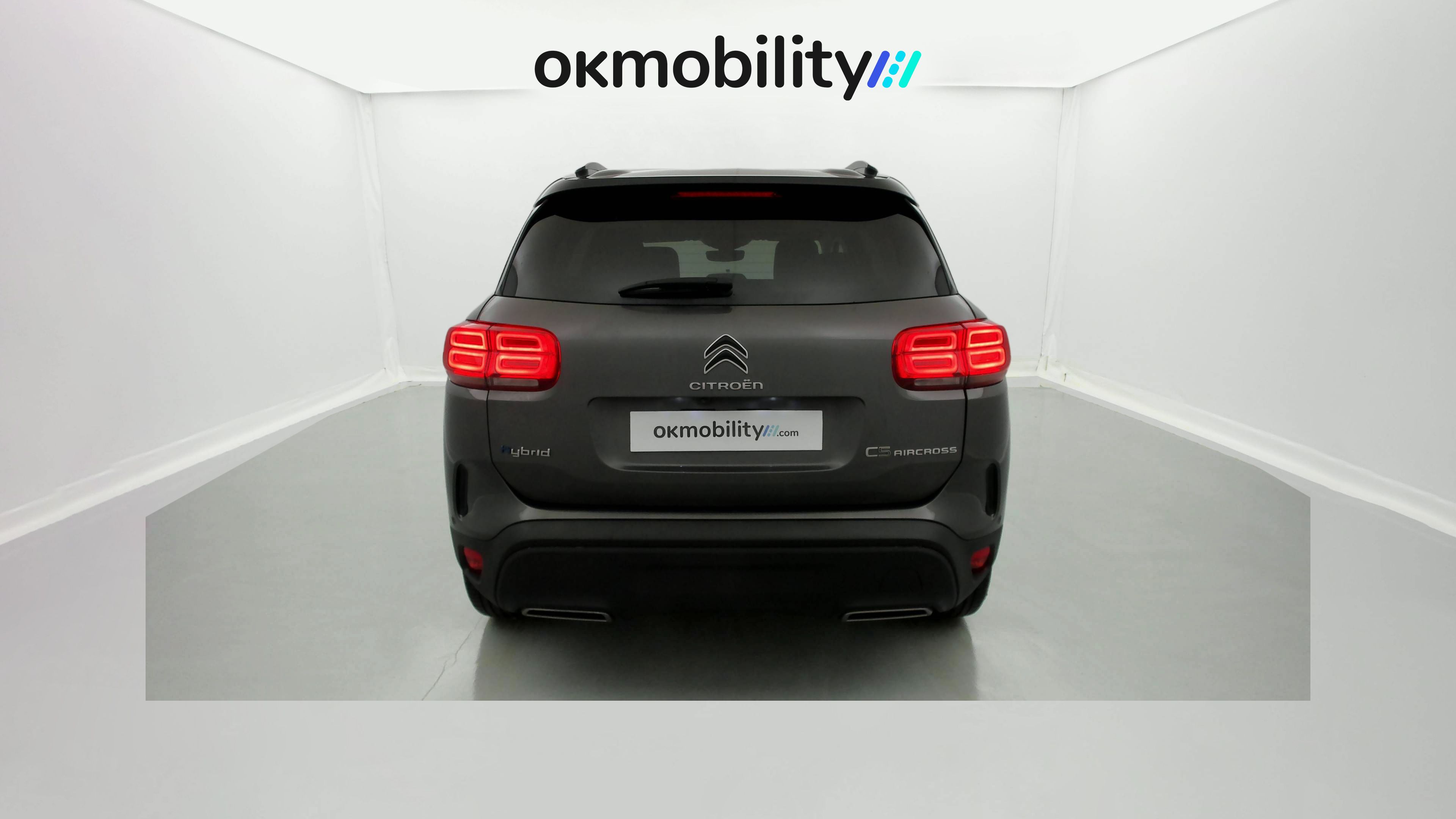 citroen c5 aircross shine 1.6 PURETECH HYBRID 225 E-EAT 2022 gris platino / negro 10