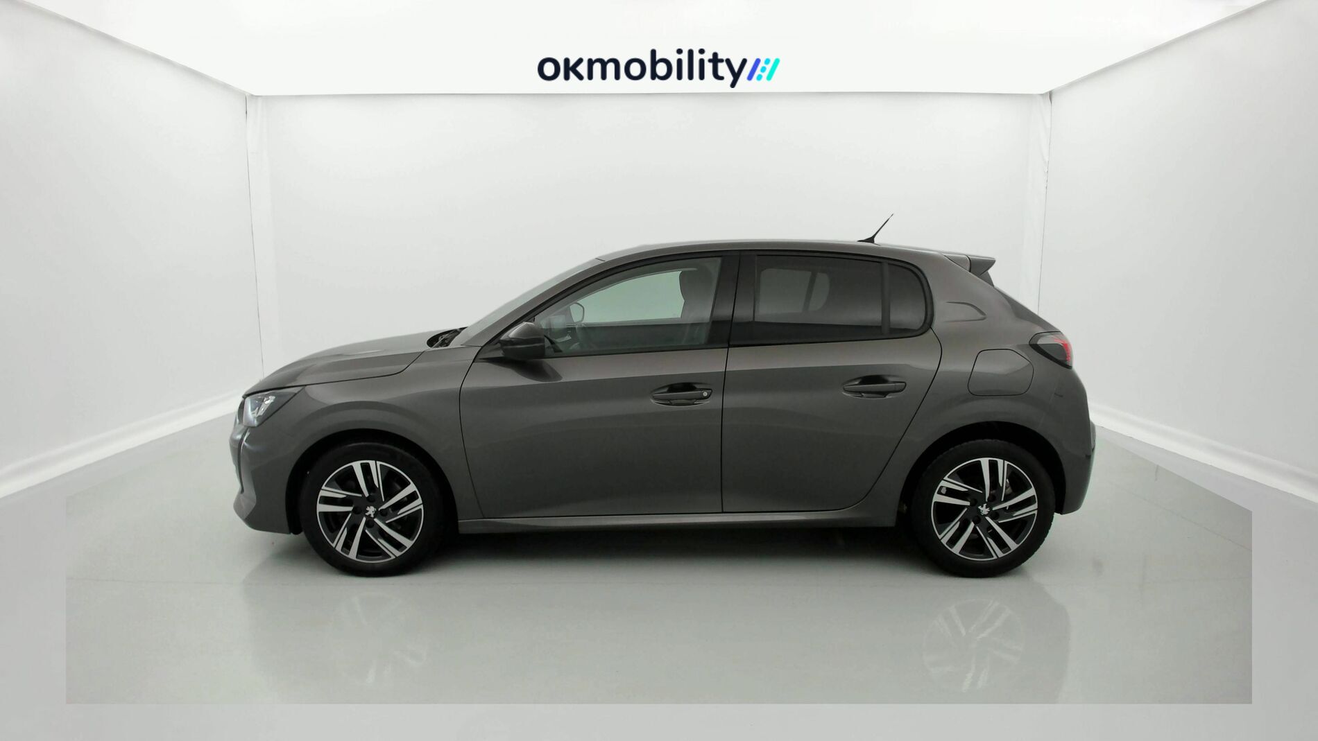 peugeot 208 allure 1.2 PURETECH 100 2023 gris platino 3