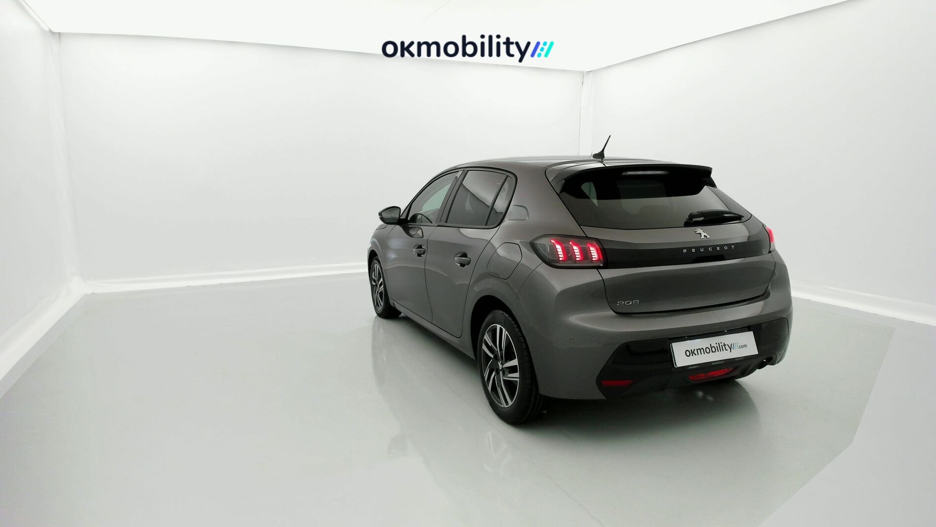 peugeot 208 allure 1.2 PURETECH 100 2023 gris platino 5