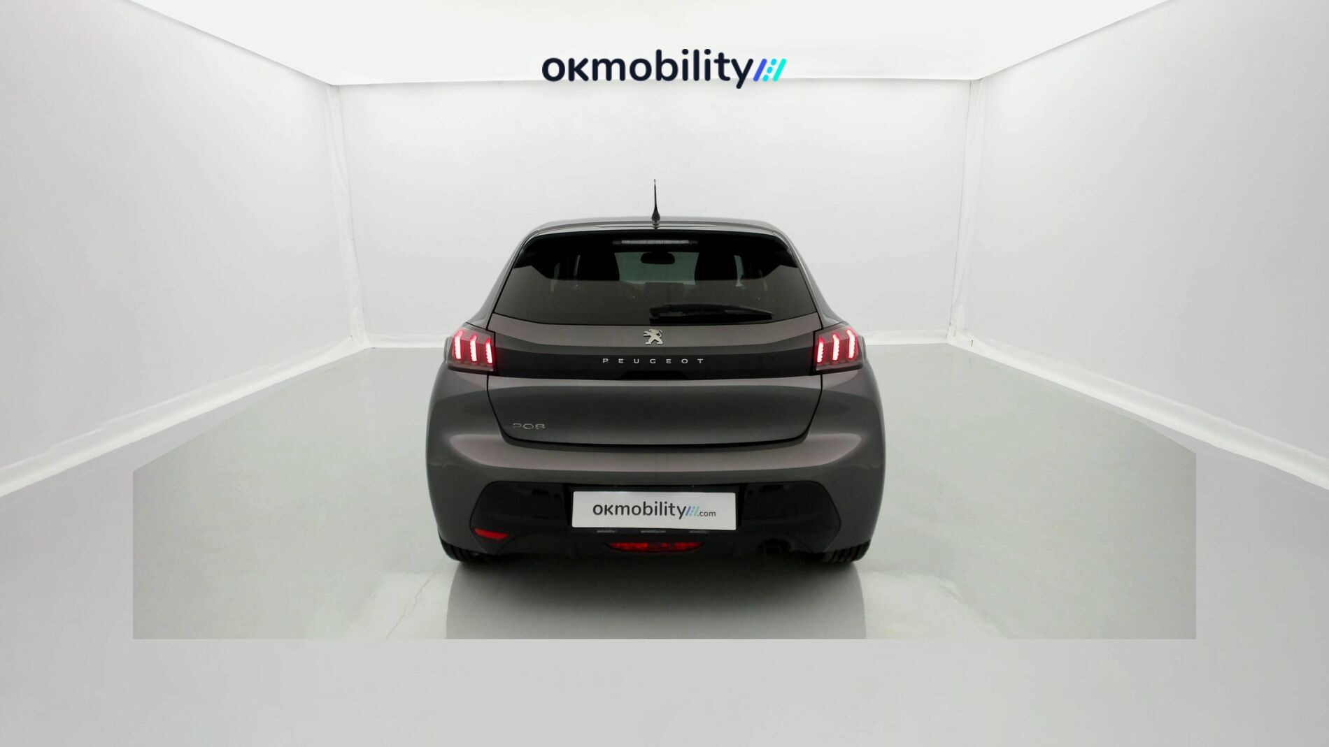 peugeot 208 allure 1.2 PURETECH 100 2023 gris platino 8