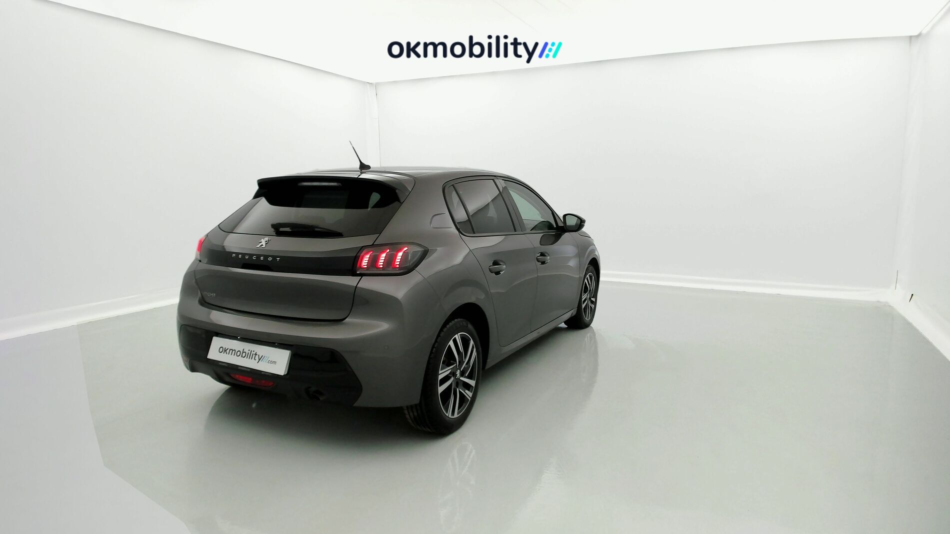 peugeot 208 allure 1.2 PURETECH 100 2023 gris platino 9
