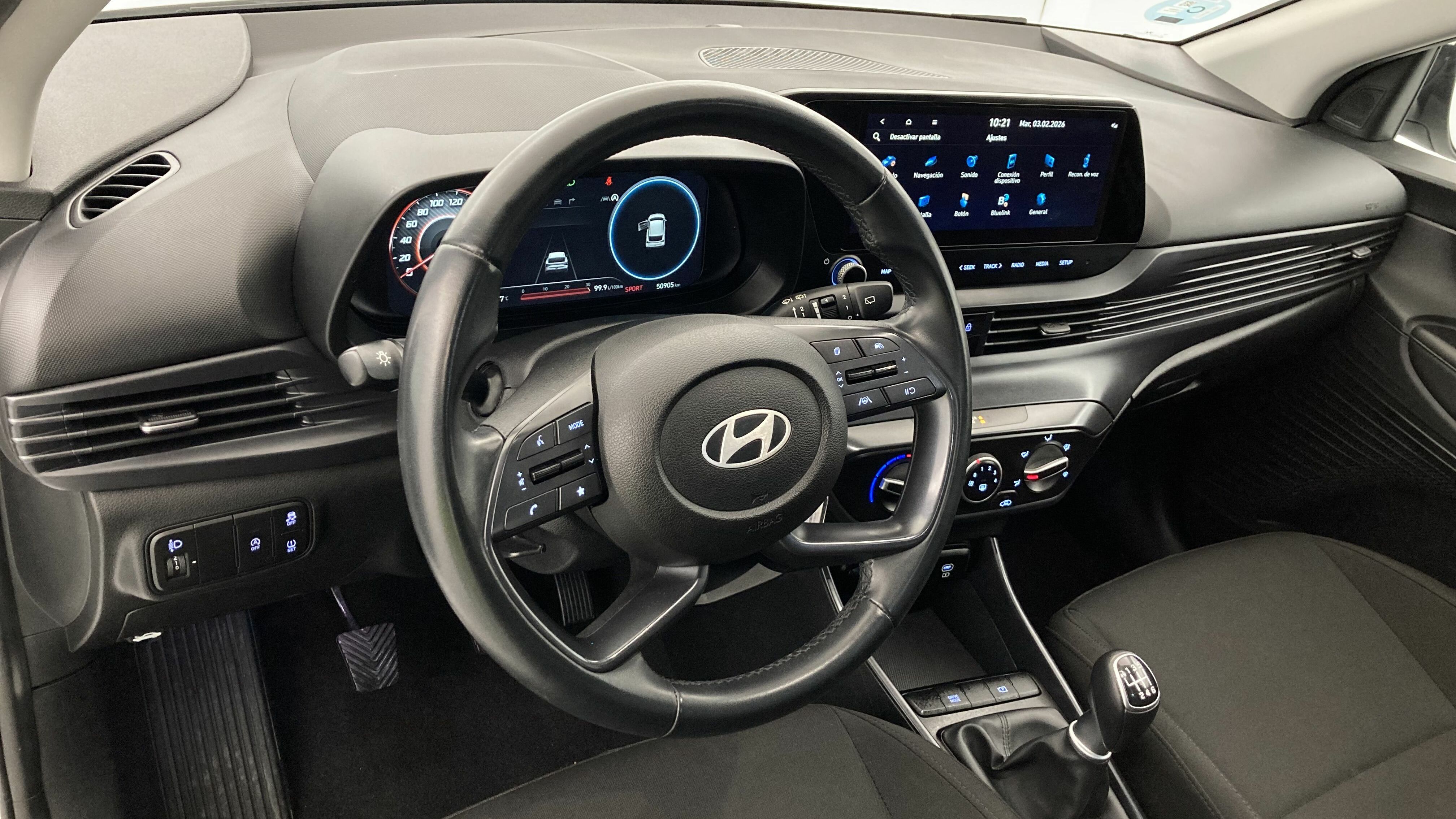 hyundai i20 klass 1.0 TGDI 100 2024 atlas white 15