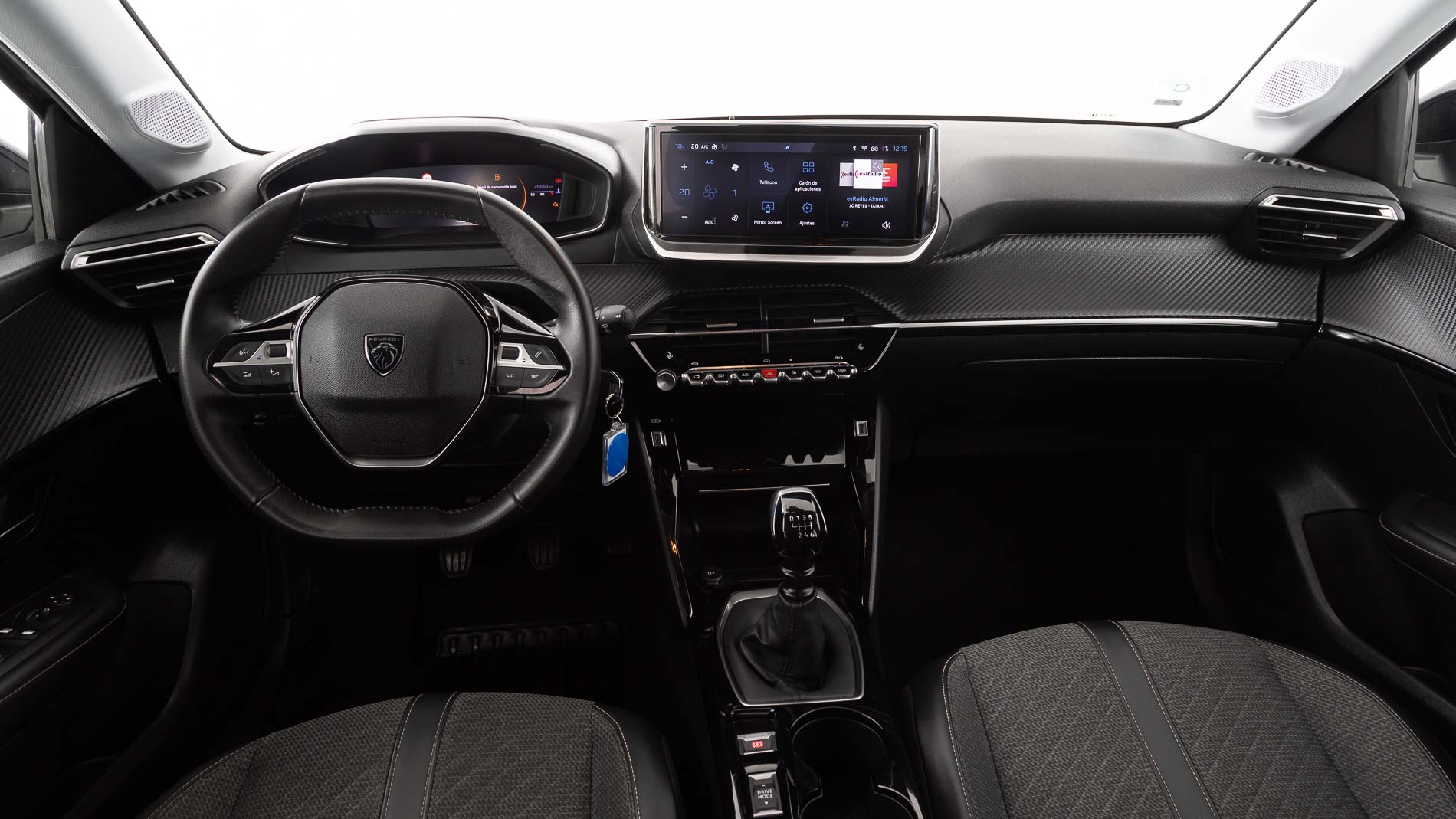 peugeot 208 allure 1.2 PURETECH 100 2024 gris artense 15