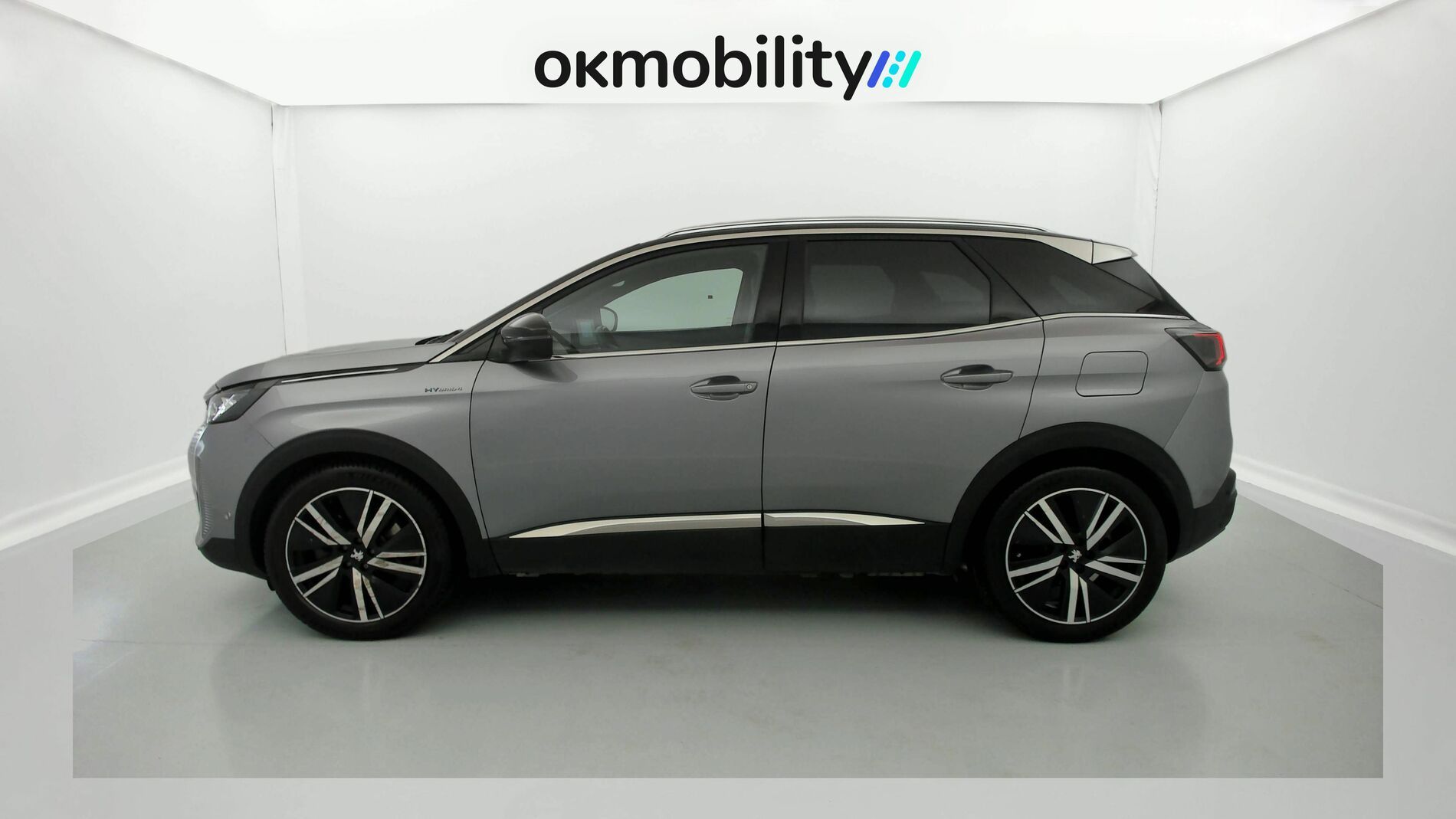 peugeot 3008 gt pack 1.6 HYBRID 300 EAT PHEV 2022 gris artense / negro 5
