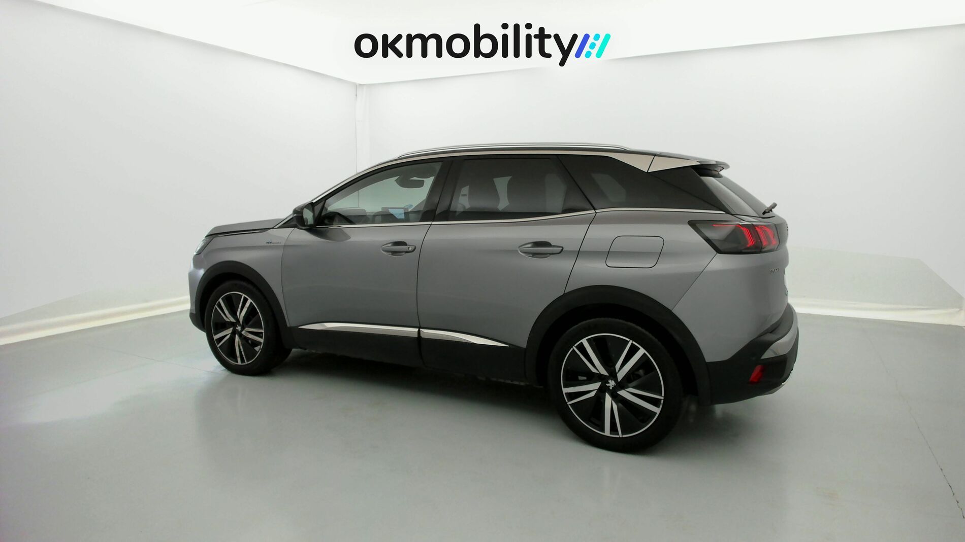peugeot 3008 gt pack 1.6 HYBRID 300 EAT PHEV 2022 gris artense / negro 7