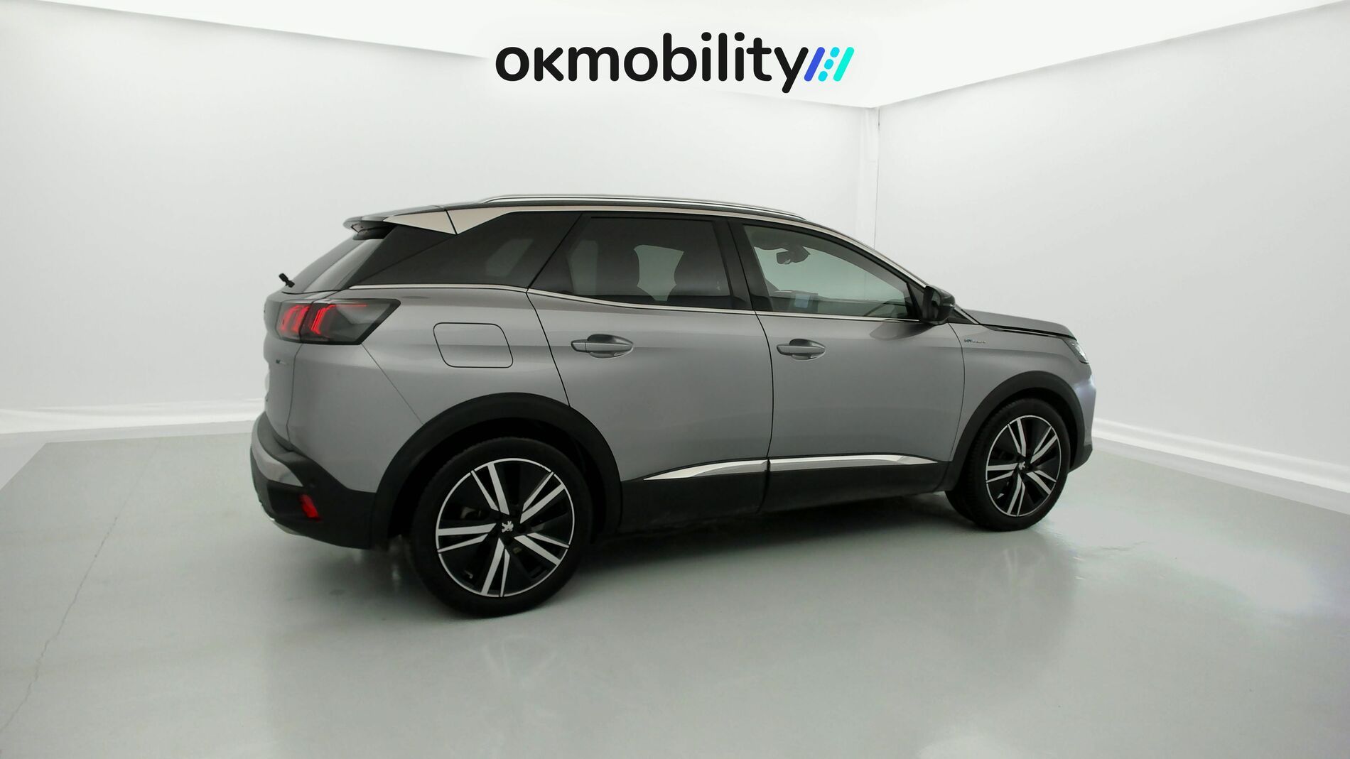 peugeot 3008 gt pack 1.6 HYBRID 300 EAT PHEV 2022 gris artense / negro 11