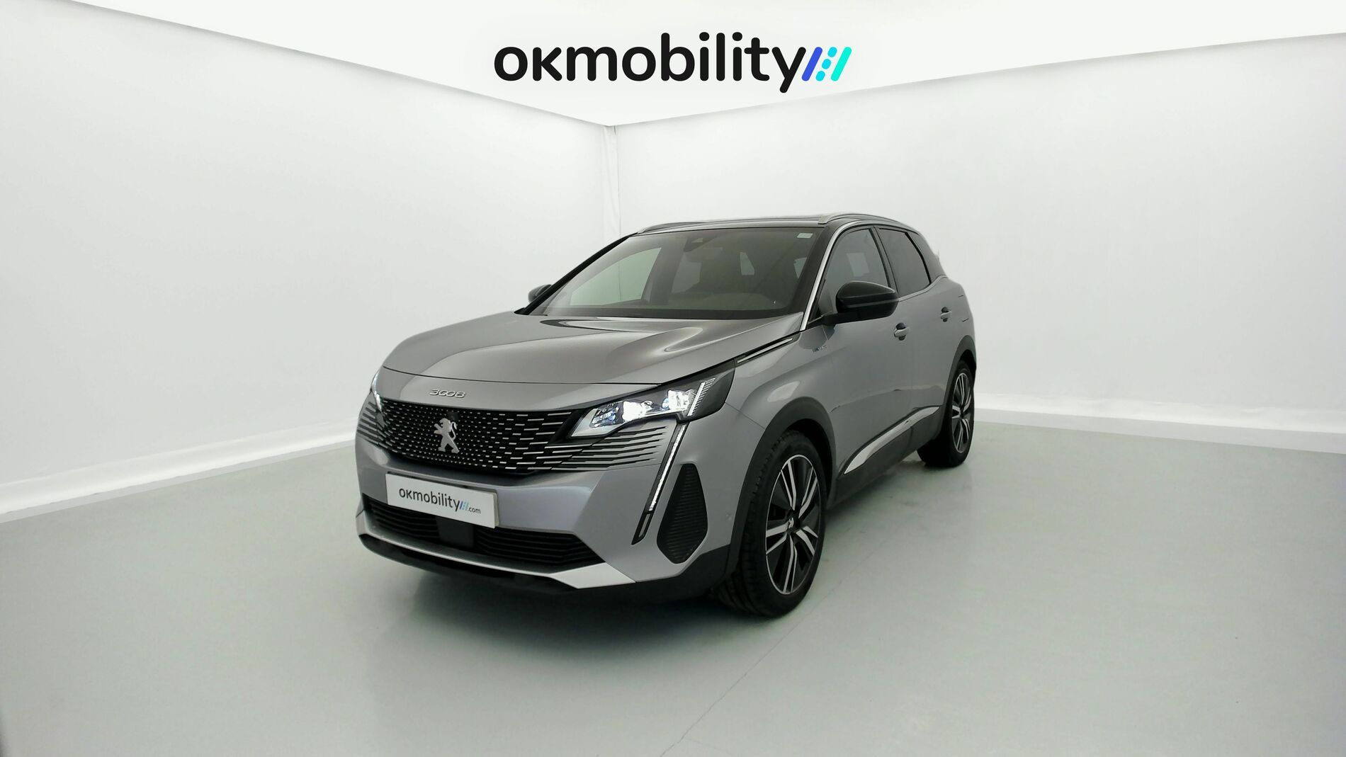 peugeot 3008 gt pack 1.6 HYBRID 300 EAT PHEV 2022 gris artense / negro 1