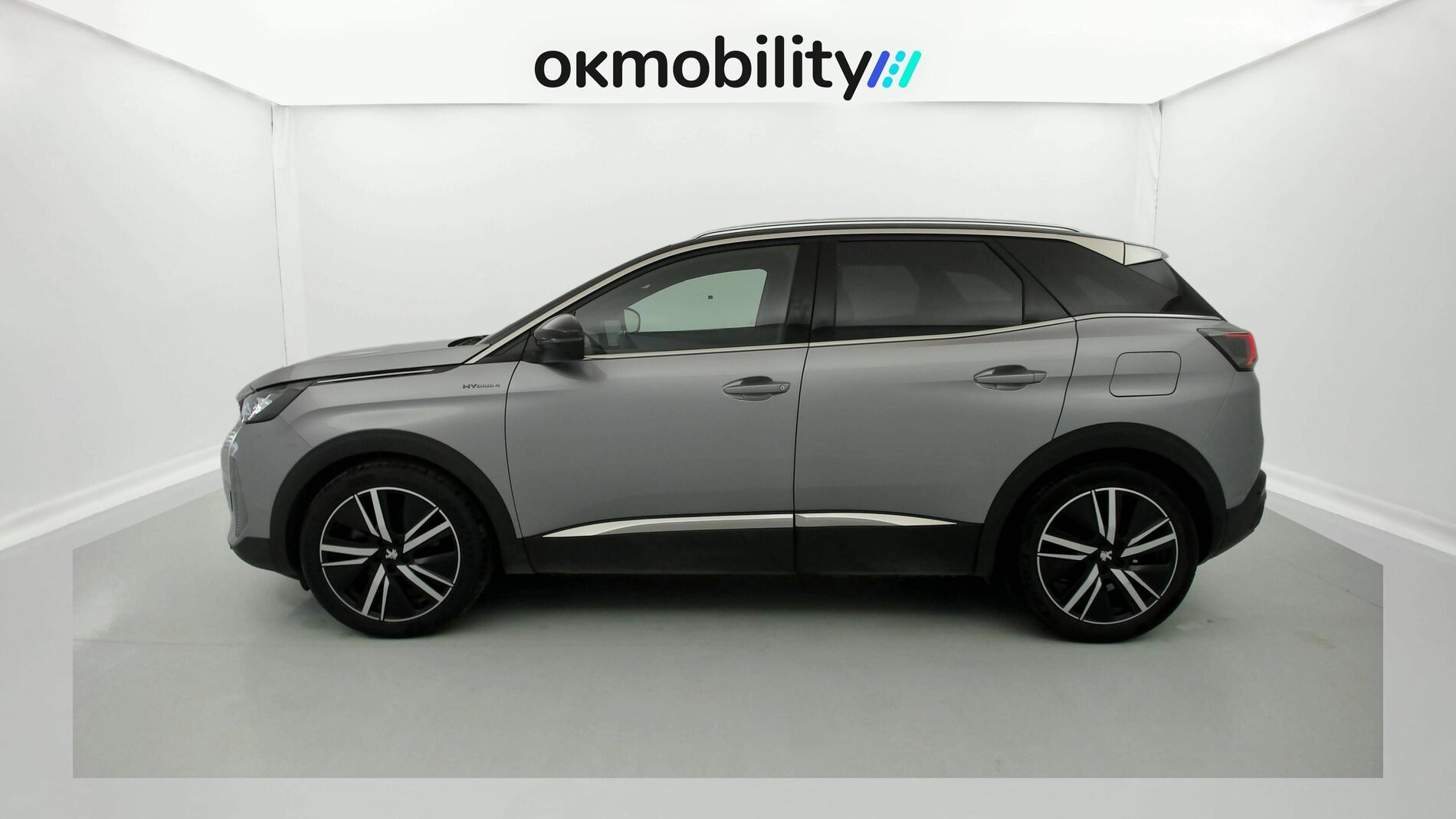 peugeot 3008 gt pack 1.6 HYBRID 300 EAT PHEV 2022 gris artense / negro 5