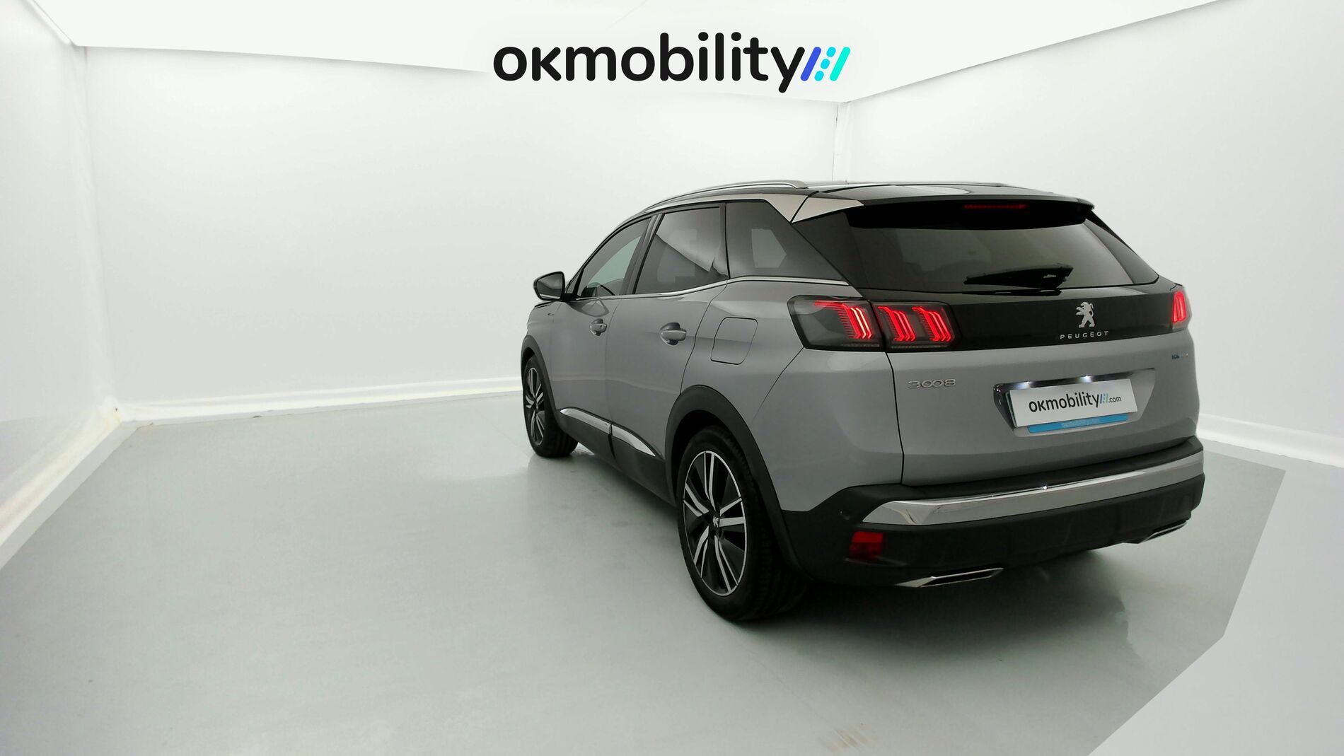 peugeot 3008 gt pack 1.6 HYBRID 300 EAT PHEV 2022 gris artense / negro 8