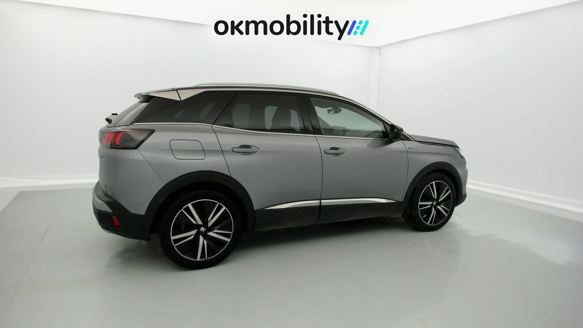 peugeot 3008 gt pack 1.6 HYBRID 300 EAT PHEV 2022 gris artense / negro 11