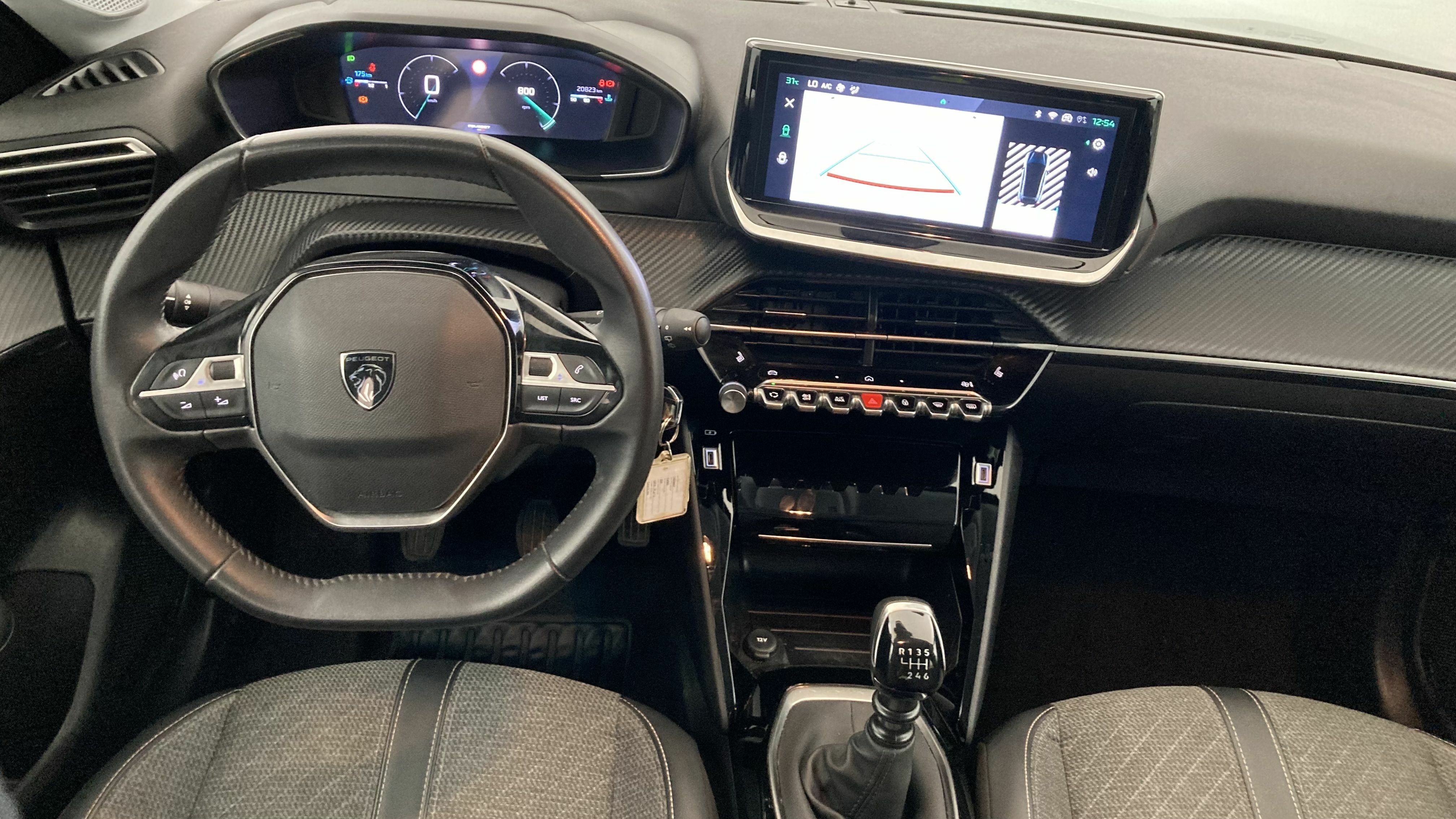 peugeot 208 allure 1.2 PURETECH 100 2024 gris selenium 16