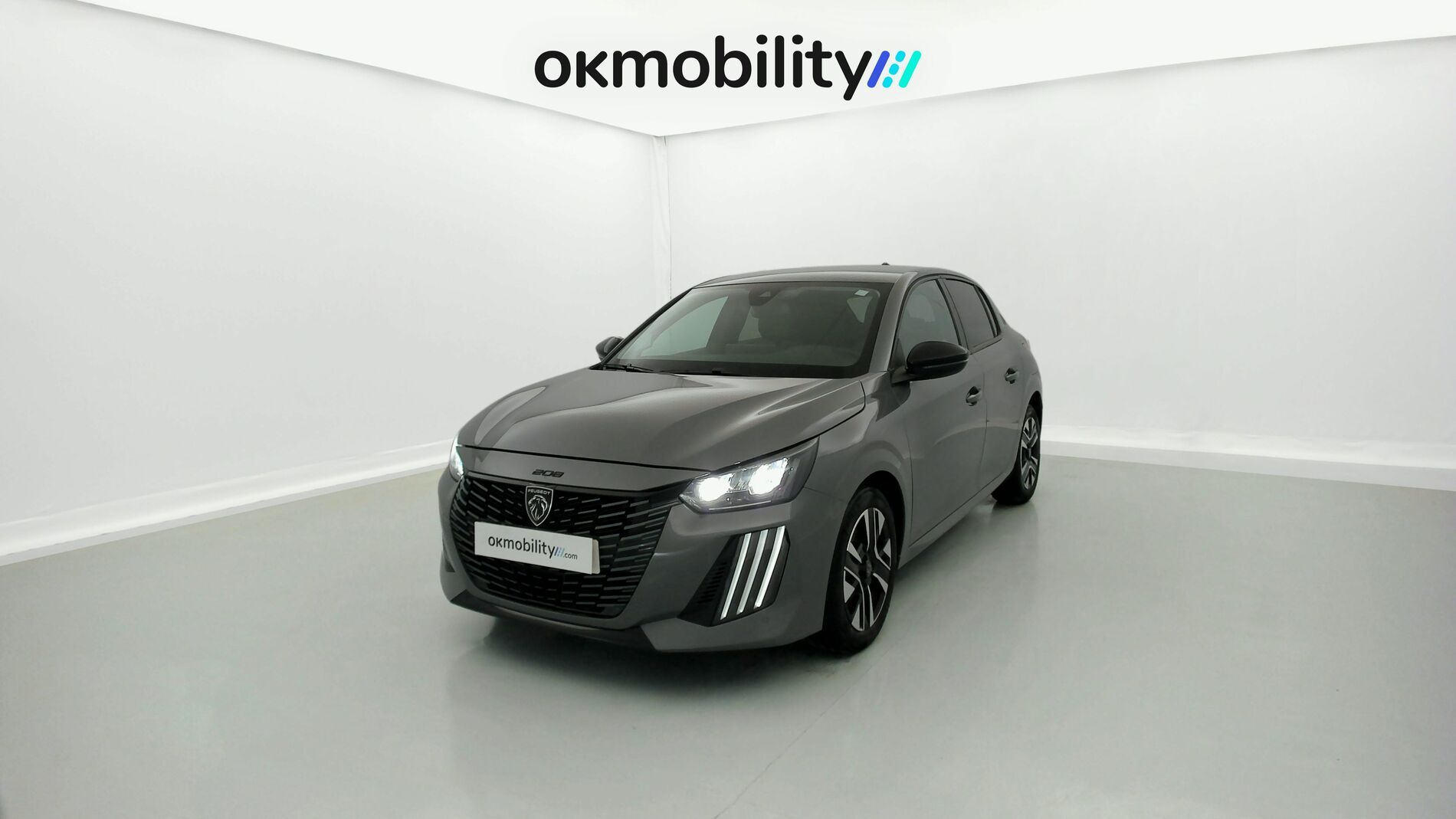 peugeot 208 allure 1.2 PURETECH 100 2024 gris selenium 1