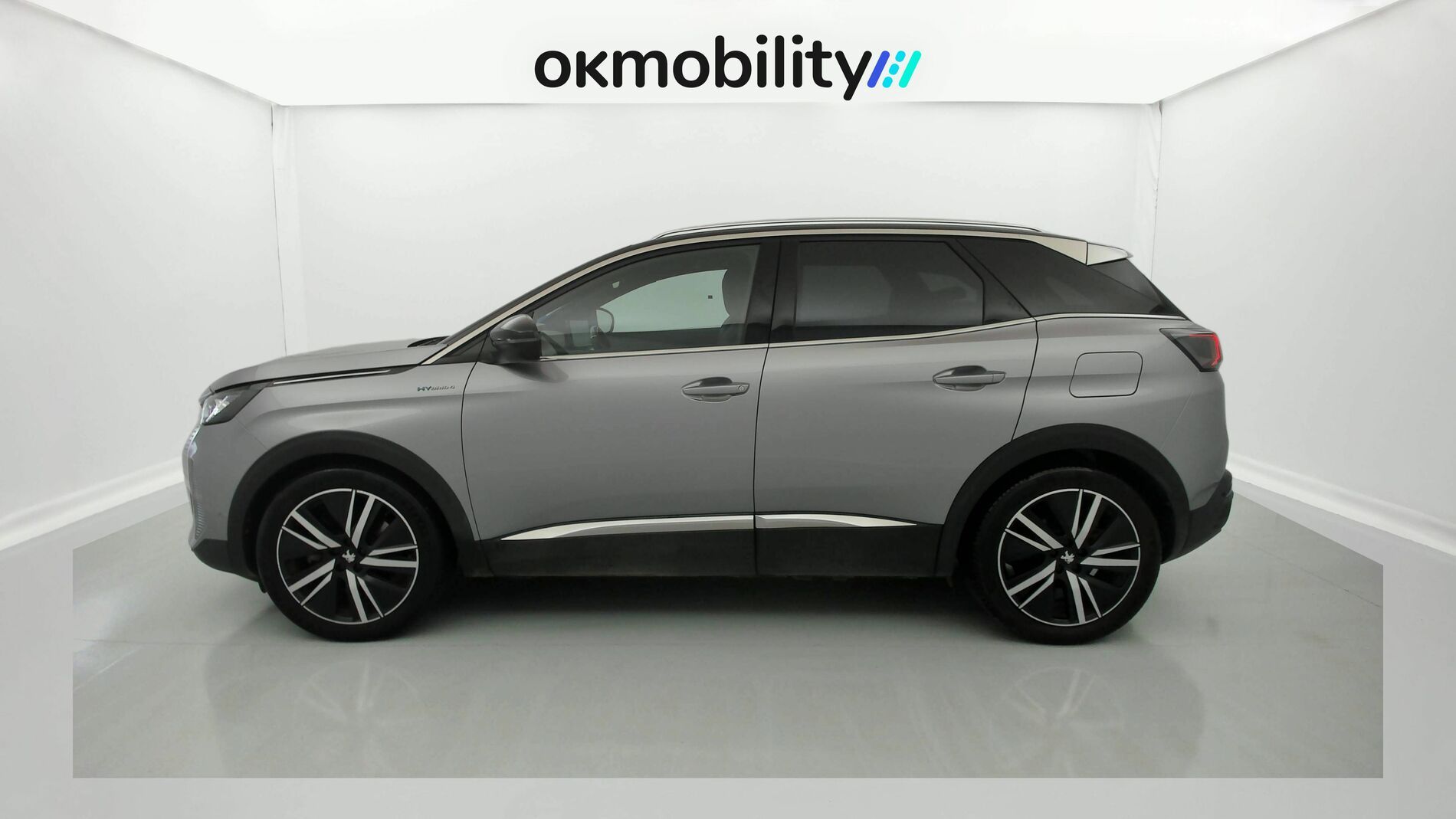 peugeot 3008 gt pack 1.6 HYBRID 300 EAT PHEV 2022 gris artense / negro 5