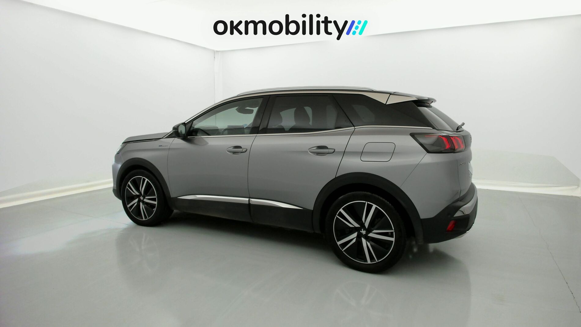 peugeot 3008 gt pack 1.6 HYBRID 300 EAT PHEV 2022 gris artense / negro 7