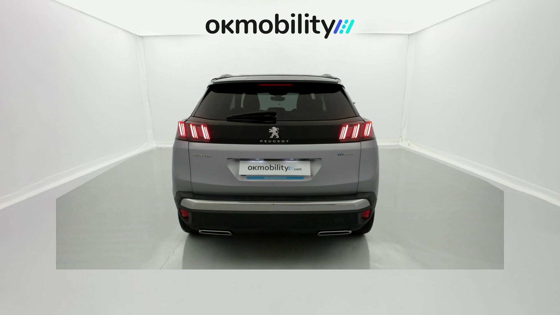 peugeot 3008 gt pack 1.6 HYBRID 300 EAT PHEV 2022 gris artense / negro 9