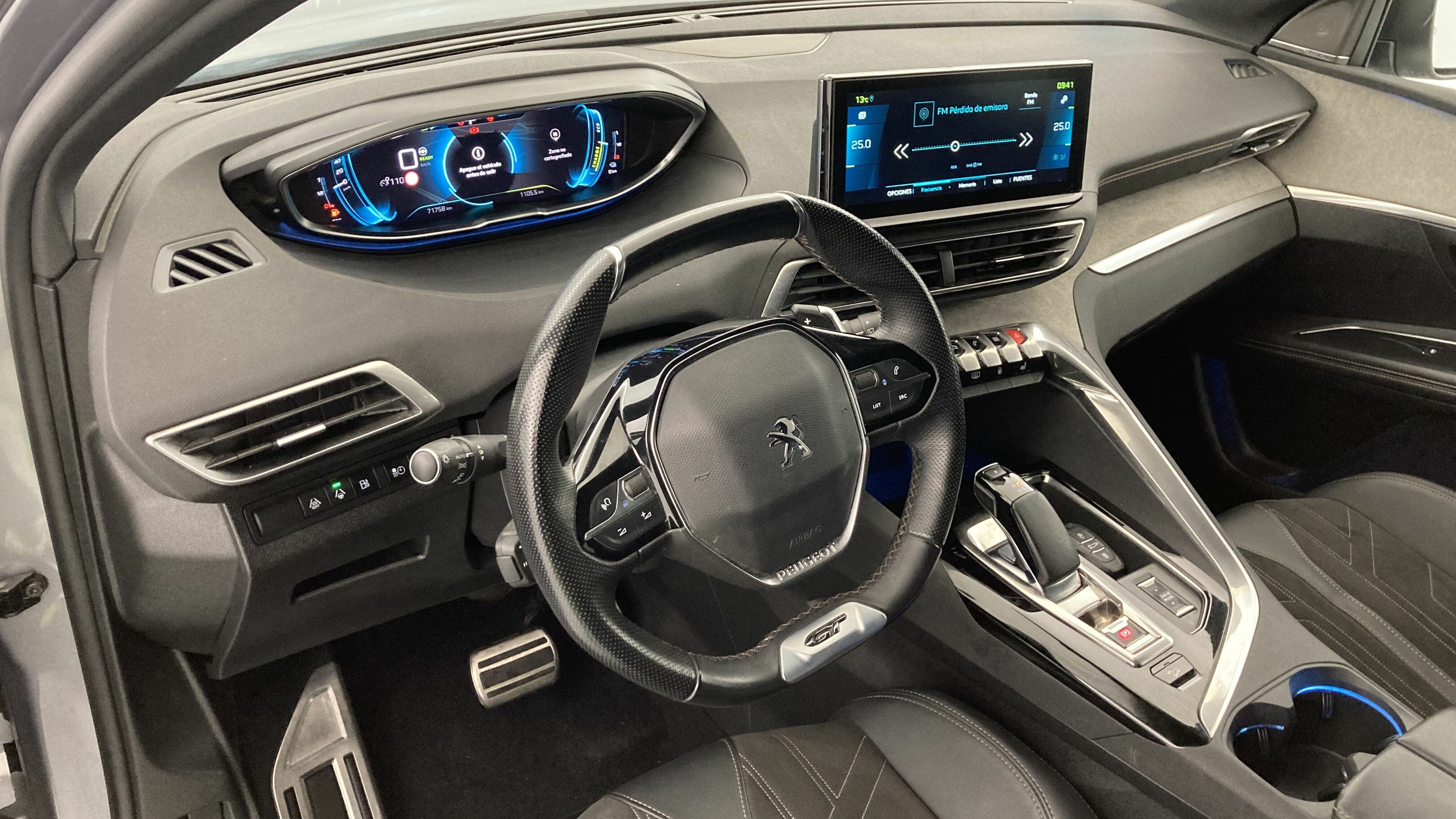 peugeot 3008 gt pack 1.6 HYBRID 300 EAT PHEV 2022 gris artense / negro 15