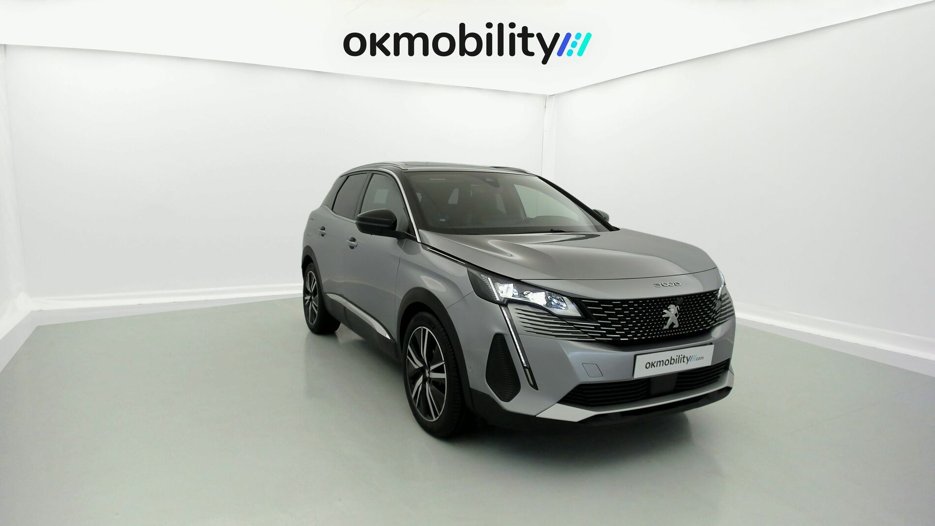 peugeot 3008 gt pack 1.6 HYBRID 300 EAT PHEV 2022 gris artense / negro 3