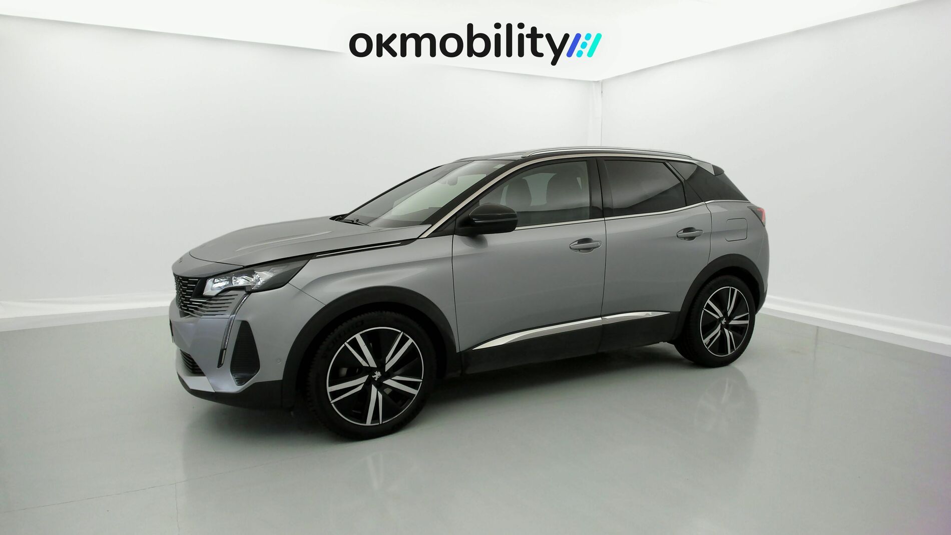 peugeot 3008 gt pack 1.6 HYBRID 300 EAT PHEV 2022 gris artense / negro 5