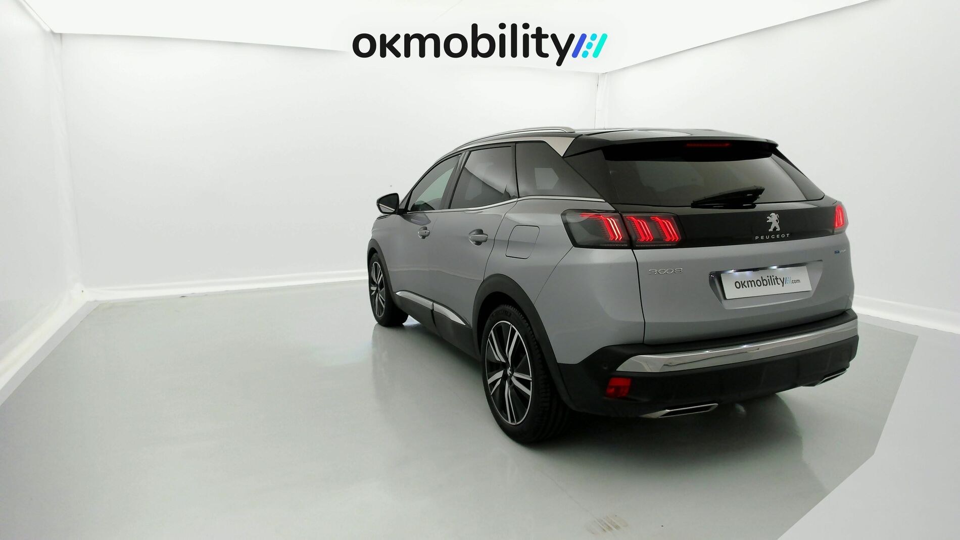 peugeot 3008 gt pack 1.6 HYBRID 300 EAT PHEV 2022 gris artense / negro 9