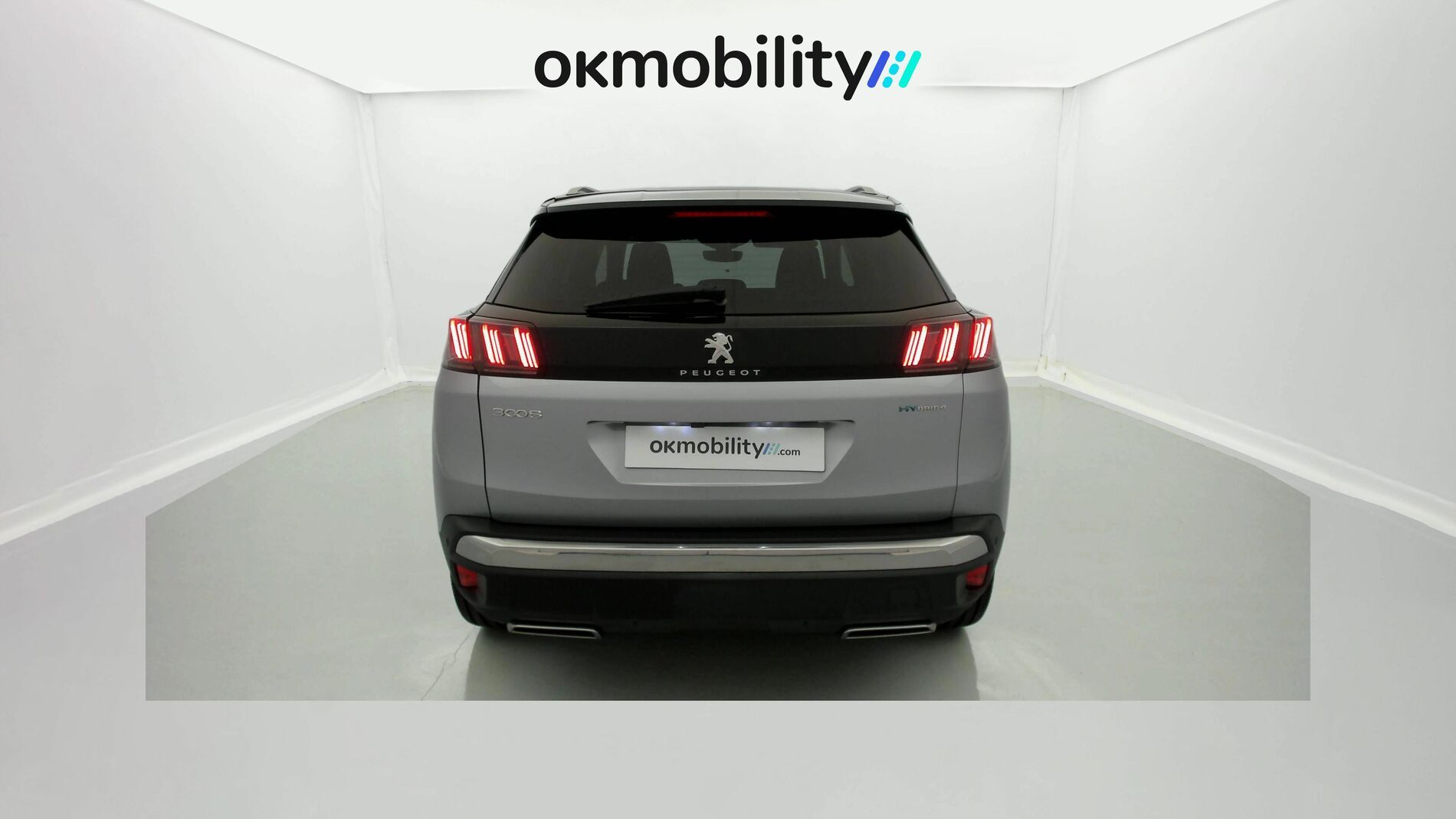 peugeot 3008 gt pack 1.6 HYBRID 300 EAT PHEV 2022 gris artense / negro 10