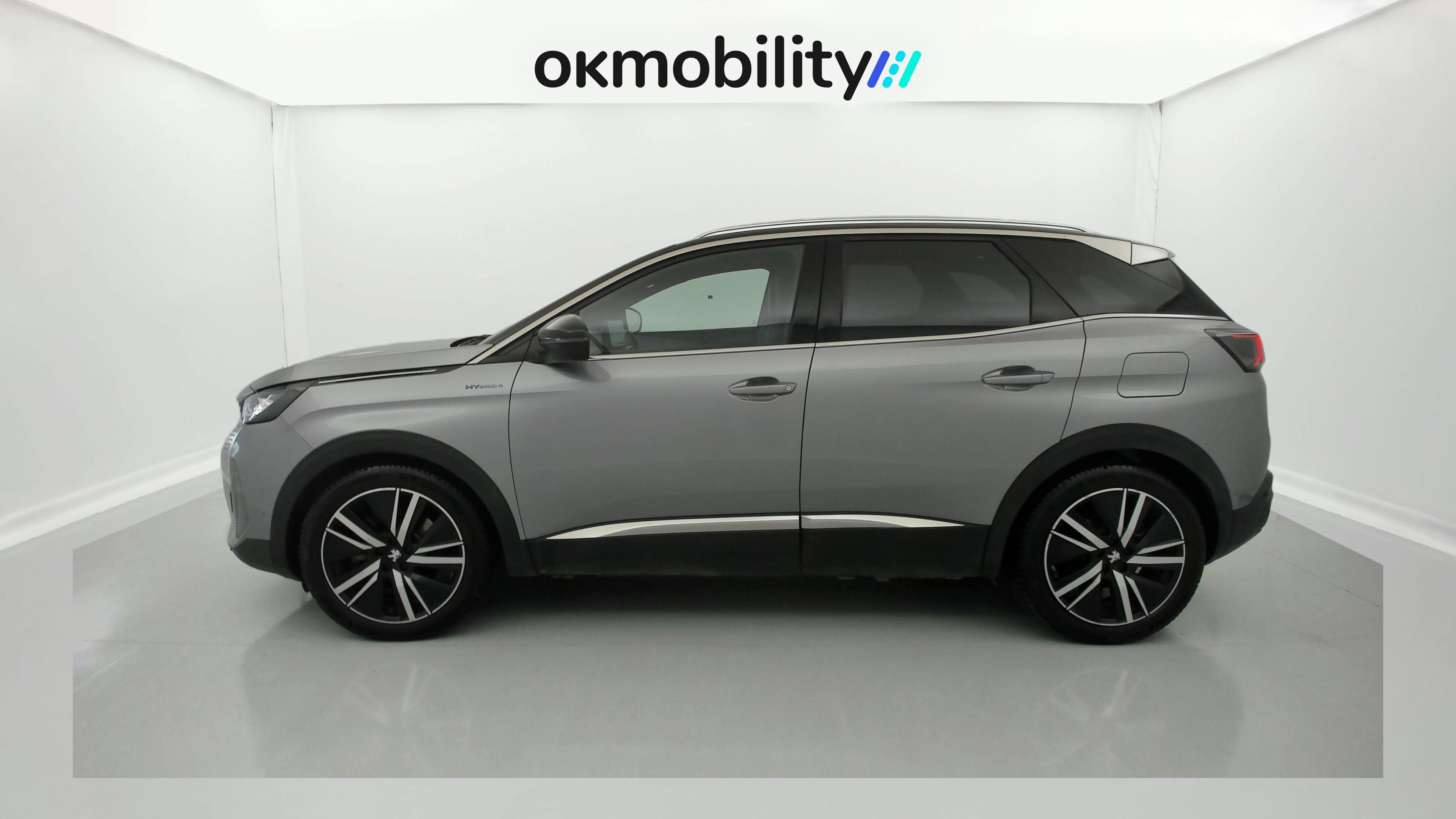 peugeot 3008 gt pack 1.6 HYBRID 300 EAT PHEV 2022 gris artense / negro 7