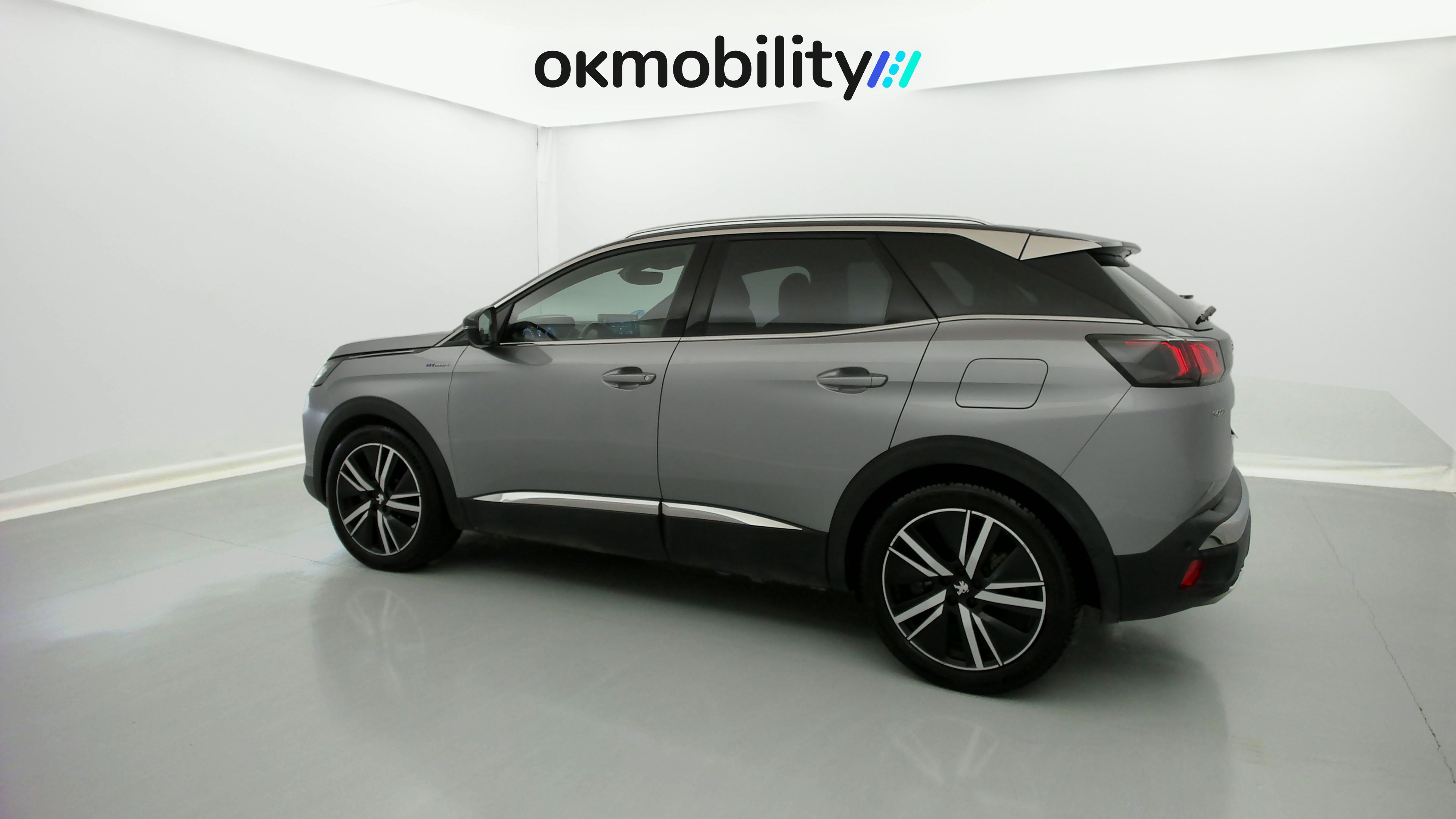 peugeot 3008 gt pack 1.6 HYBRID 300 EAT PHEV 2022 gris artense / negro 8