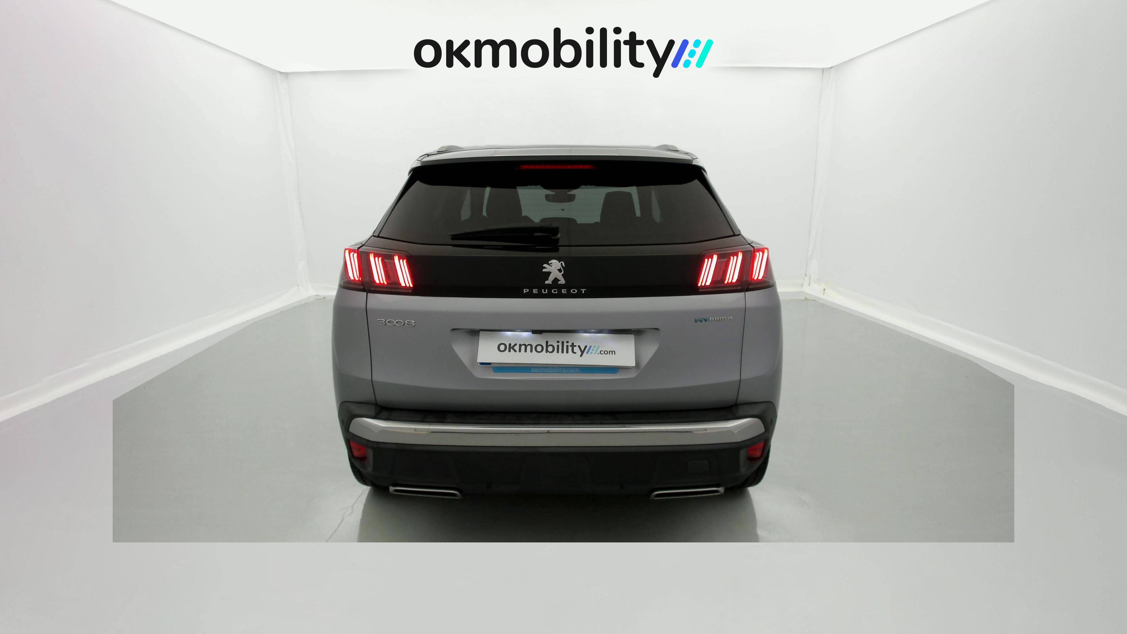peugeot 3008 gt pack 1.6 HYBRID 300 EAT PHEV 2022 gris artense / negro 10