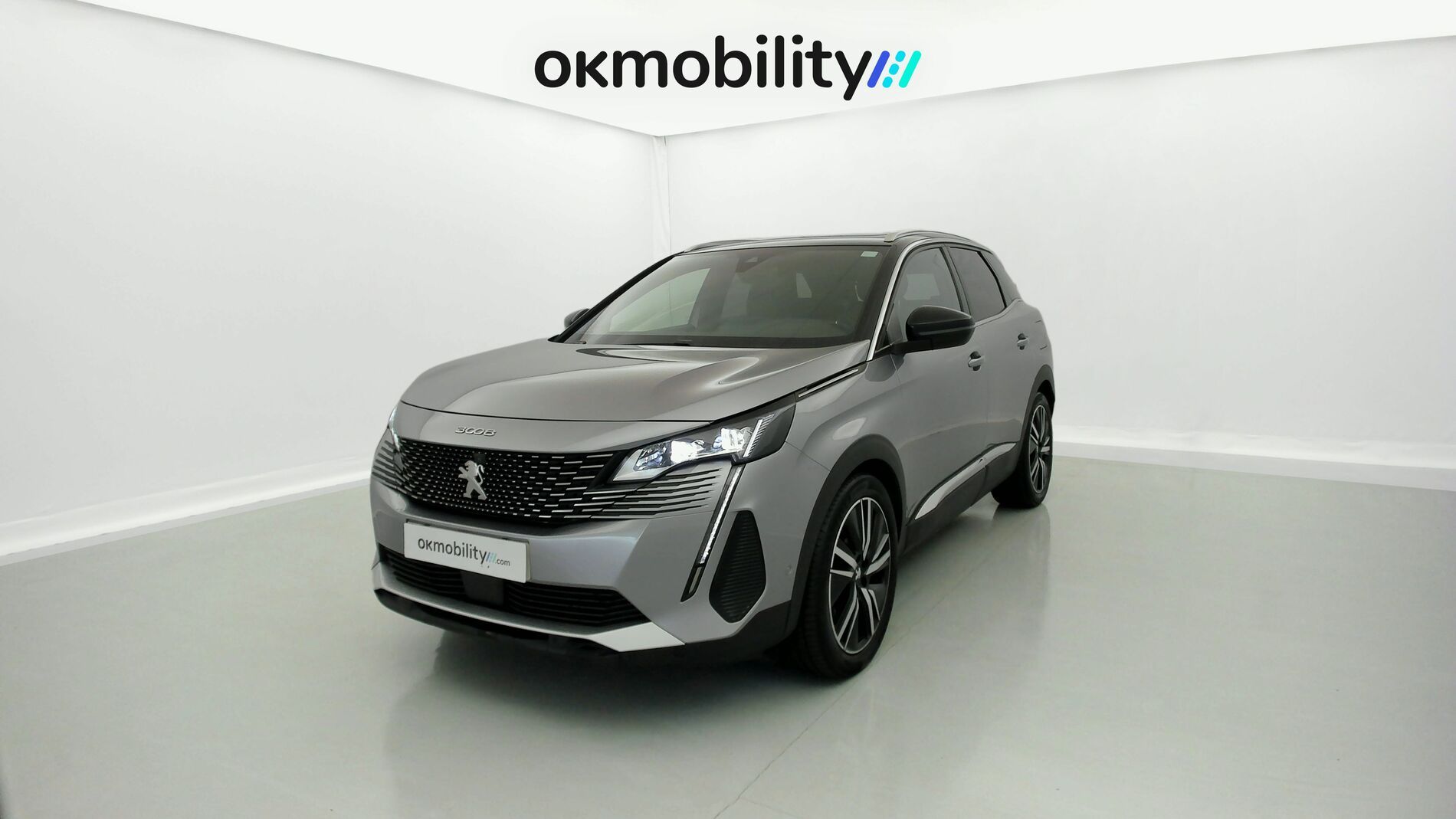peugeot 3008 gt pack 1.6 HYBRID 300 EAT PHEV 2022 gris artense / negro 1