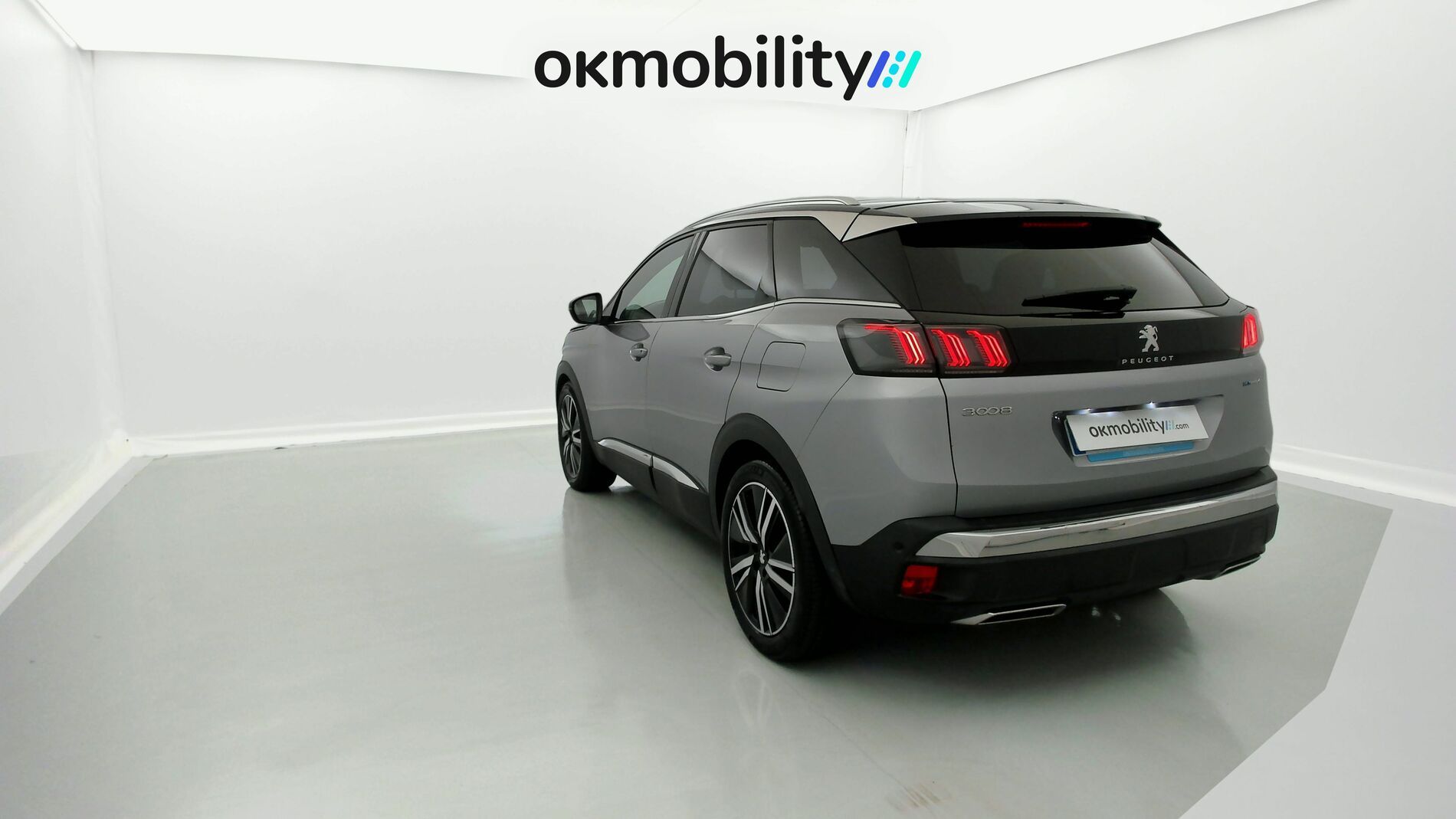 peugeot 3008 gt pack 1.6 HYBRID 300 EAT PHEV 2022 gris artense / negro 8
