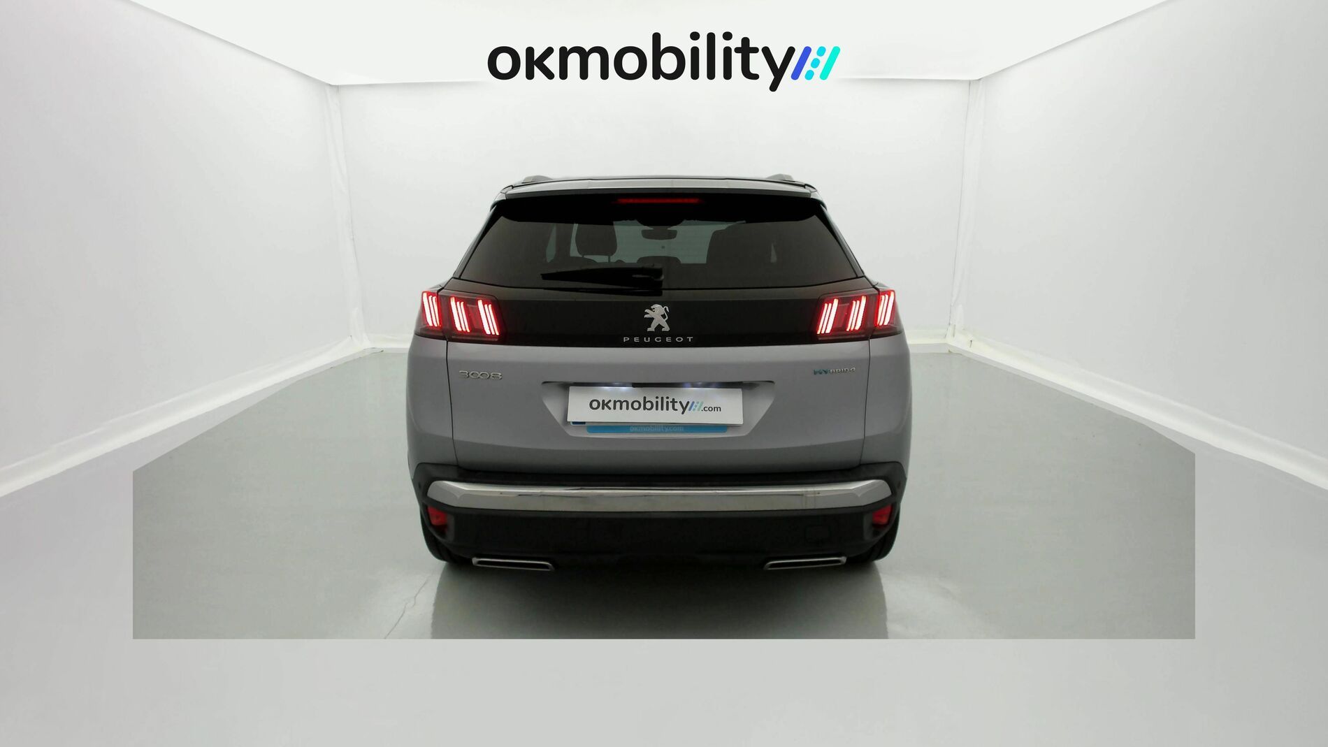 peugeot 3008 gt pack 1.6 HYBRID 300 EAT PHEV 2022 gris artense / negro 9