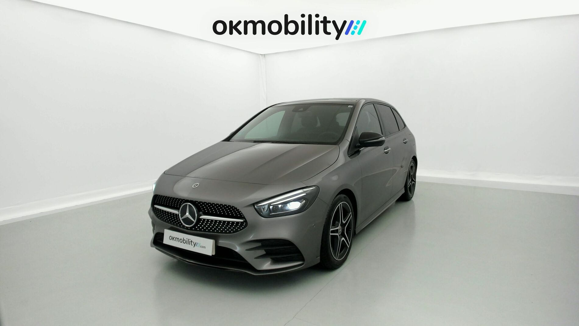 mercedes benz clase b amg line 200D 150 DCT 2022 gris montana 1